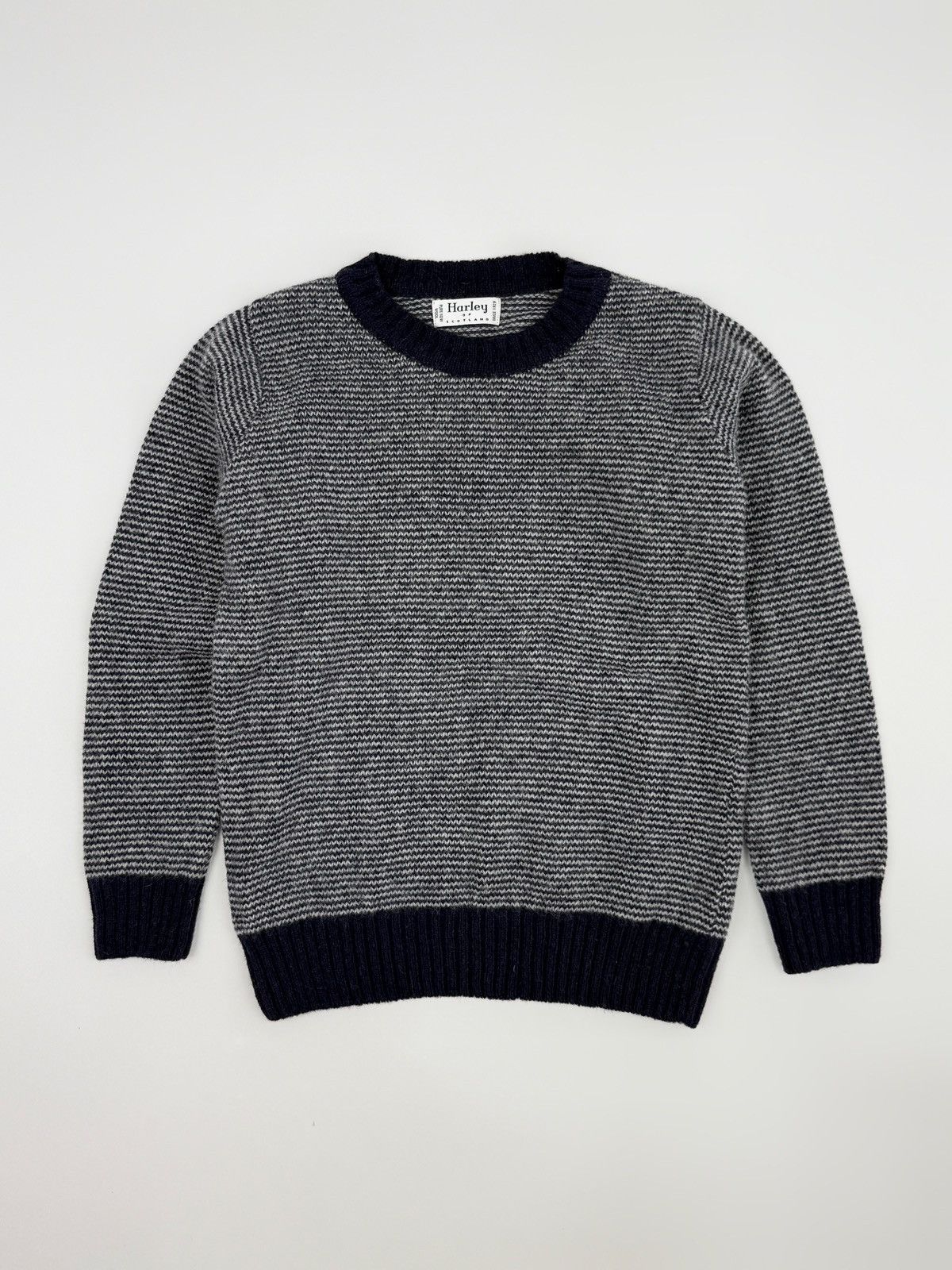 Fisherman Sweater Made in Scotland Vintage Wool Aran Knit Sweater 