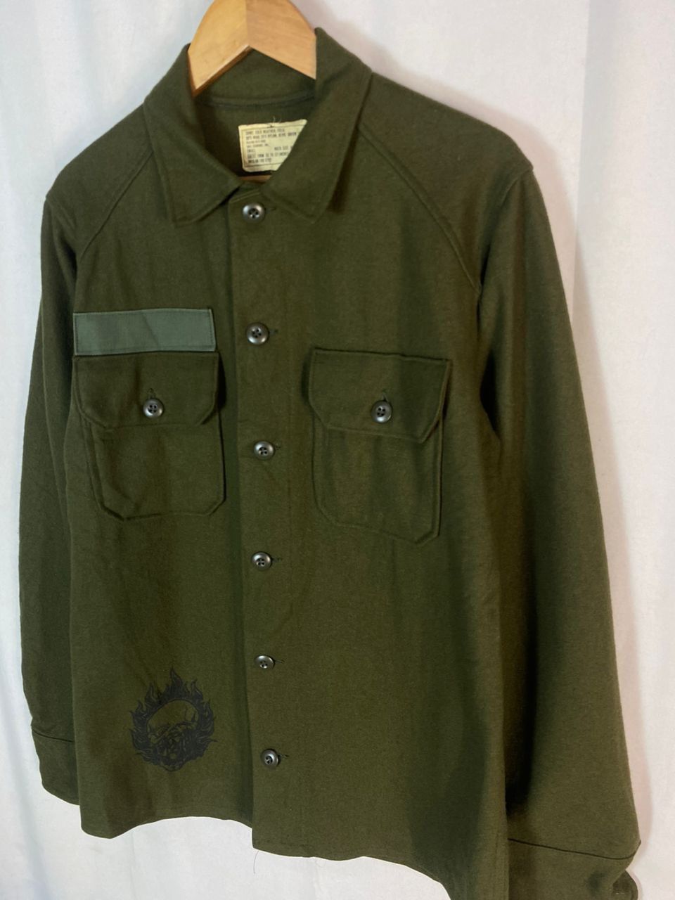 Vintage Vintage Og 108 printed button up wool shirt Size US S / EU 44-46 / 1 - 3 Thumbnail