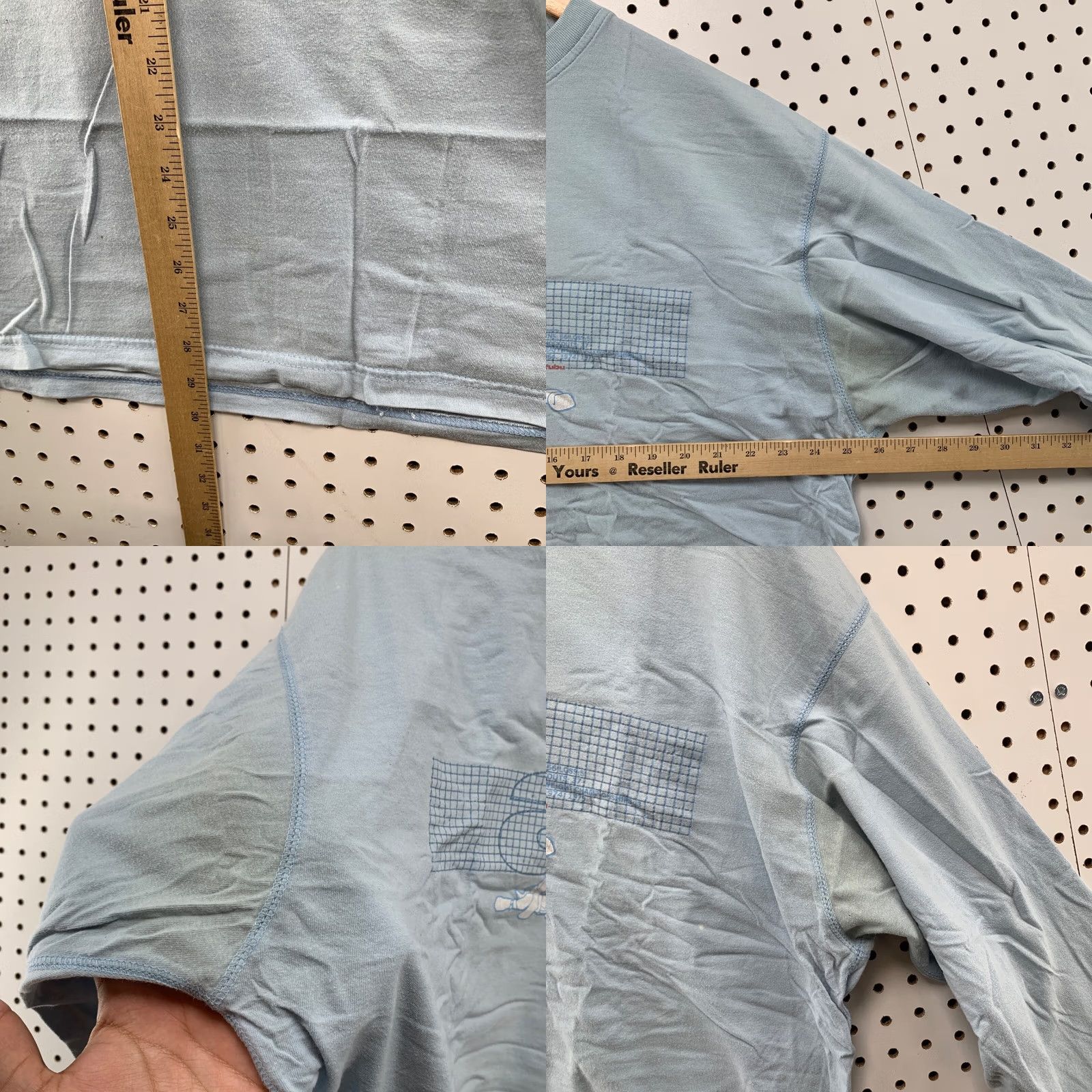 Fubu VINTAGE FUBU Ali Shirt Mens XL Blue Long Sleeve Hip Hop Distress Size US XL / EU 56 / 4 - 9 Thumbnail