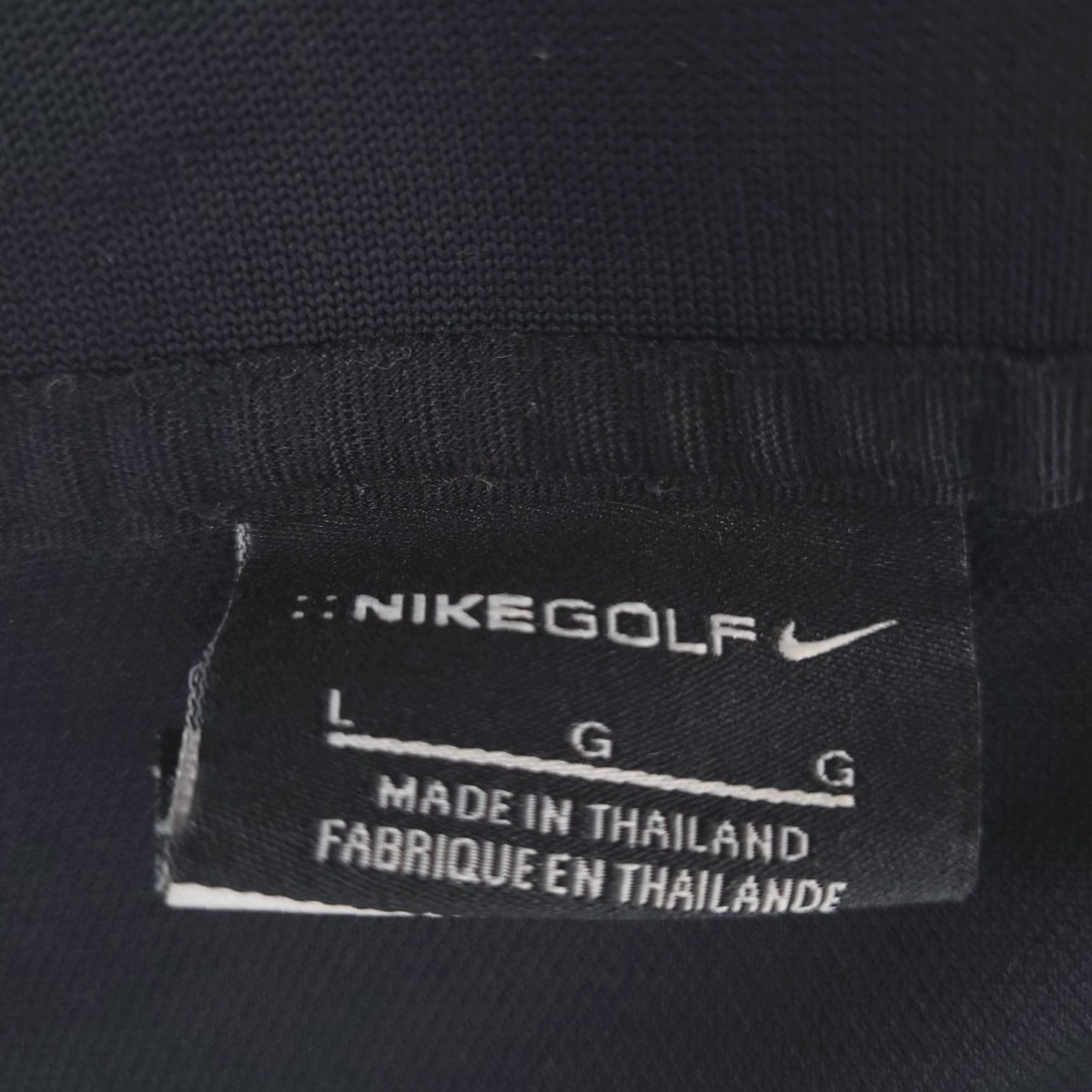 Nike Nike Shirt Mens Large Black Golf Polo Short Sleeve Dri Fit Size US L / EU 52-54 / 3 - 3 Thumbnail