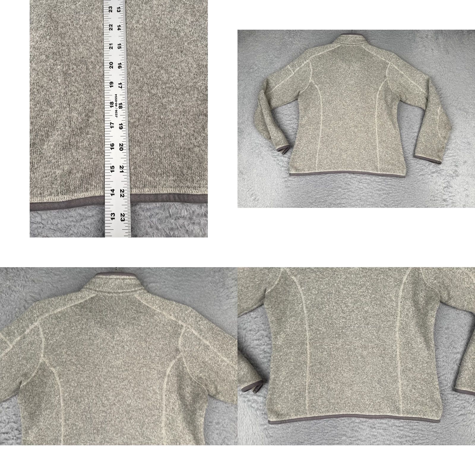 Patagonia Patagonia Sweater Womens Small Gray Fleece Pullover 1/4 Zip Raglan Sleeve Mock Neck Pullover Casual Winter Outdoor Logo Pocket Size S / US 4 / IT 40 - 9 Thumbnail