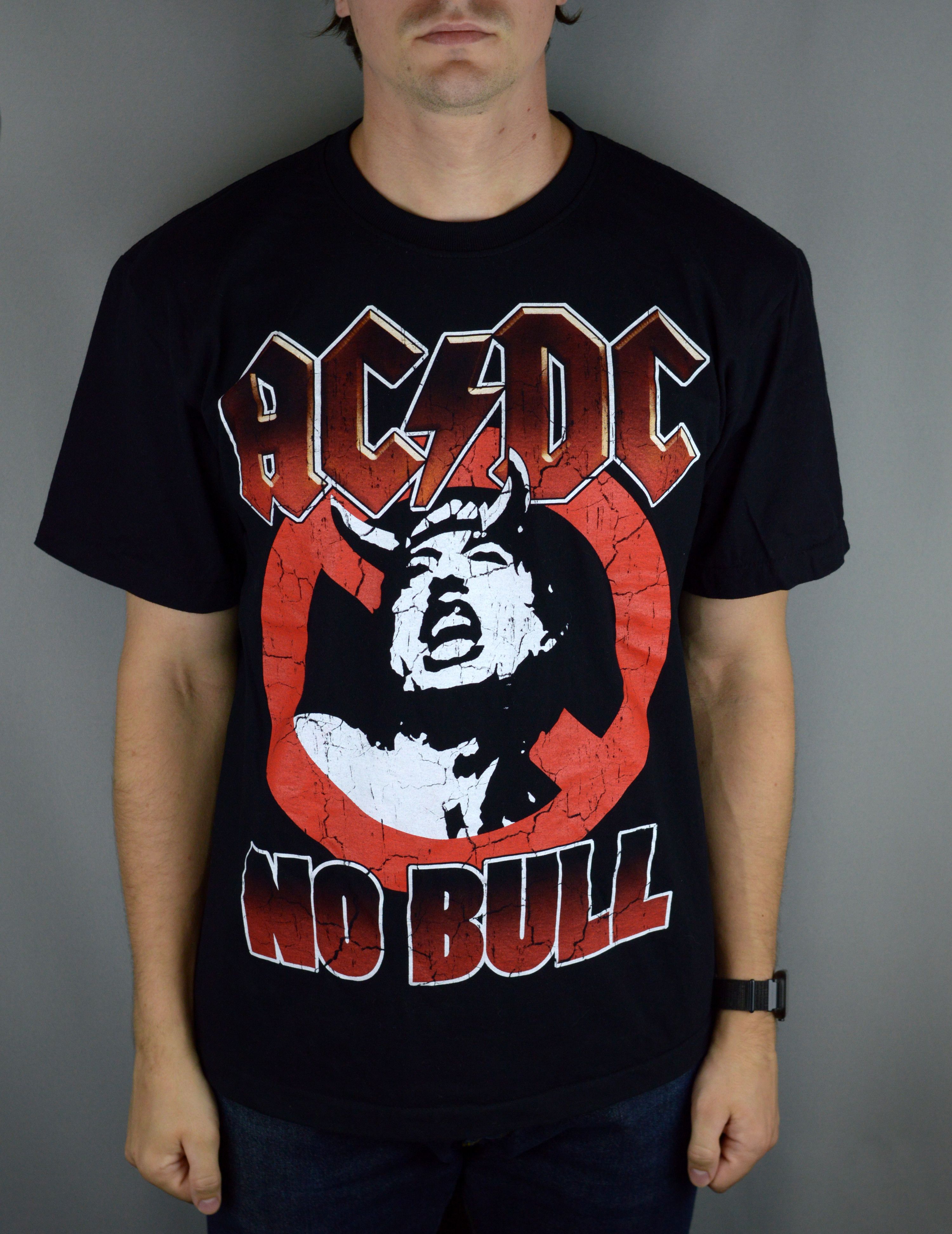 Band Tees Vintage AC DC No Bull 90s t shirt Size US L / EU 52-54 / 3 - 1 Thumbnail