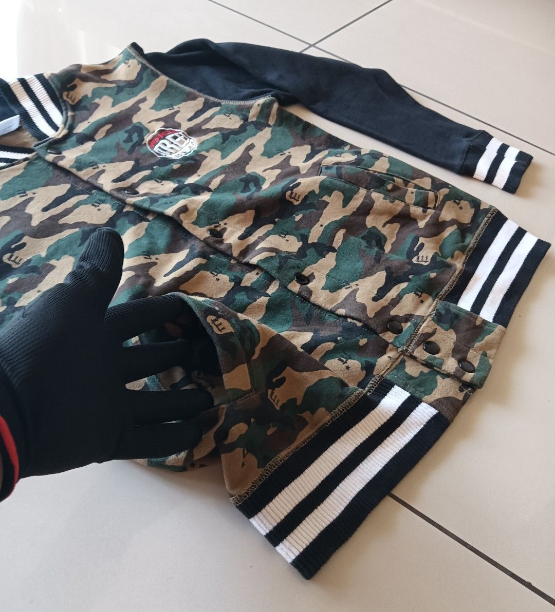 Japanese Brand VARSITY JACKET VISION STREET WEAR STYLE CAMO Size US M / EU 48-50 / 2 - 11 Thumbnail