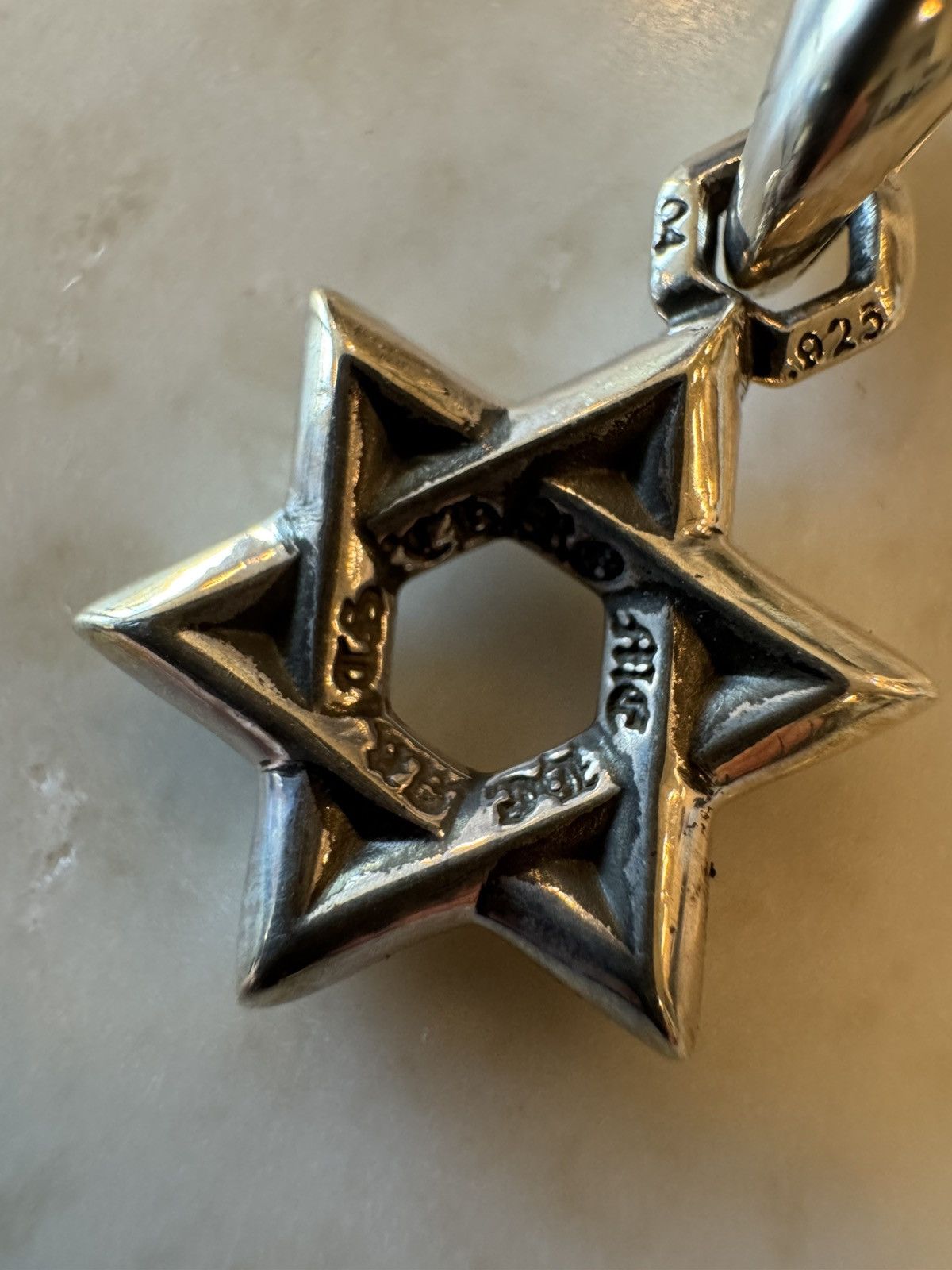 Chrome Hearts Chrome Hearts Sterling Silver Star of David Charm Pendant Size ONE SIZE - 3 Thumbnail