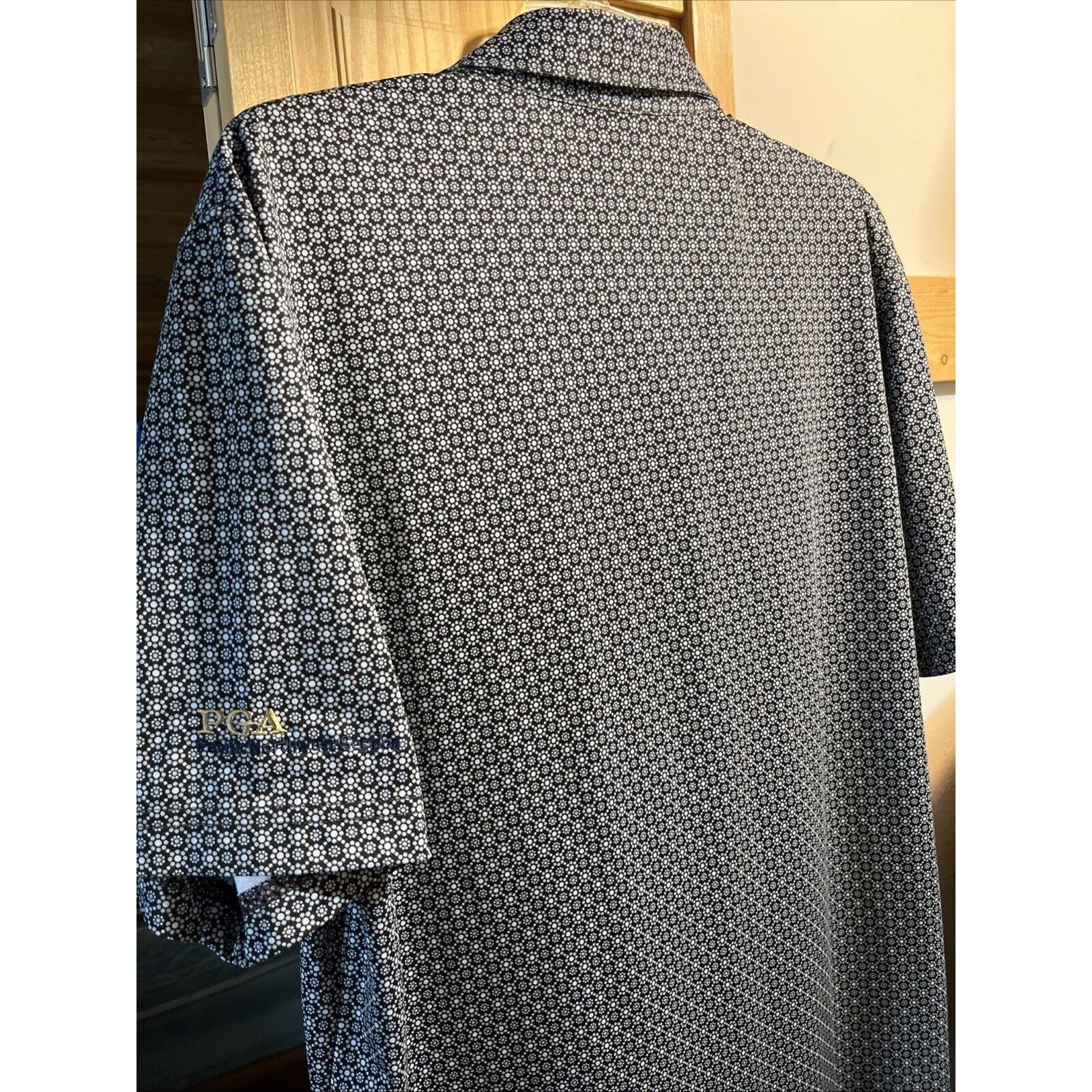 Other Turtleson Polo Shirt Men’s M Blue Geometric Golf Polyester Size US M / EU 48-50 / 2 - 9 Thumbnail