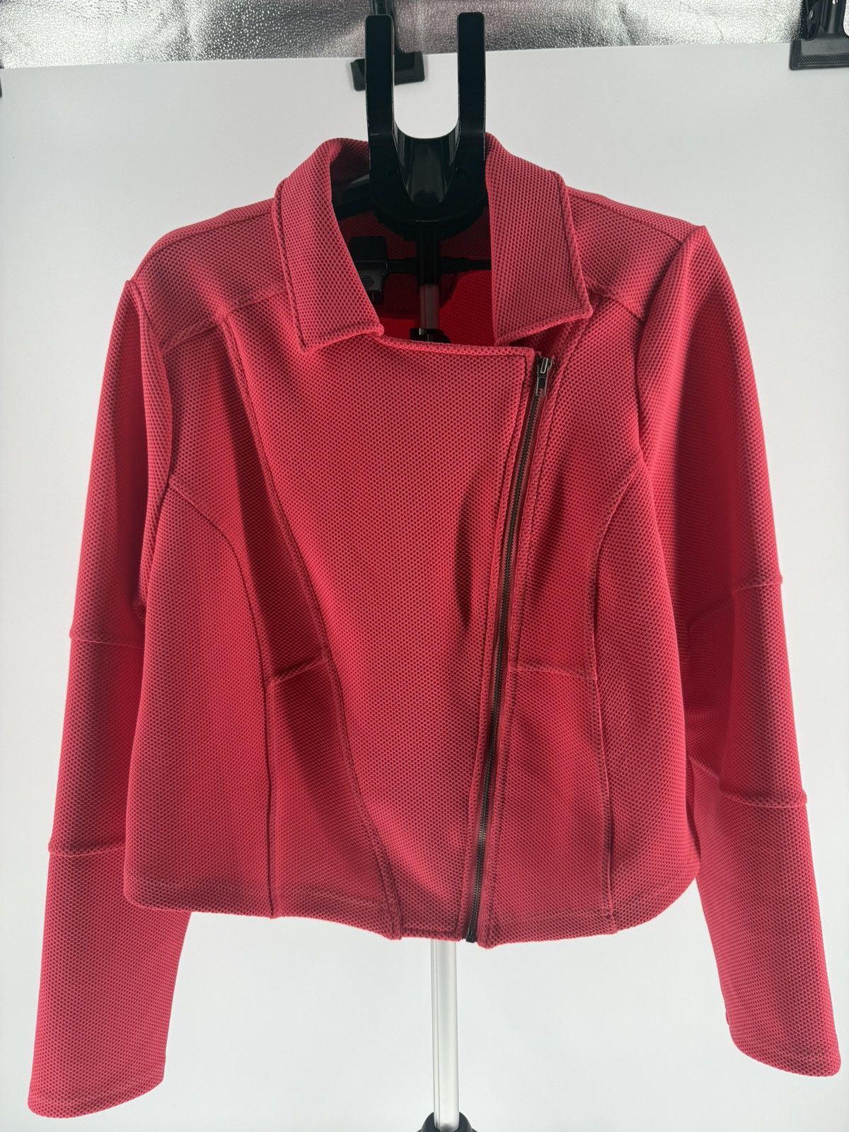 Torrid Torrid Women Plus Size 2 Texture Moto Jacket Neon Pink Zip Size XXL / US 16-18 / IT 52-54 - 1 Thumbnail