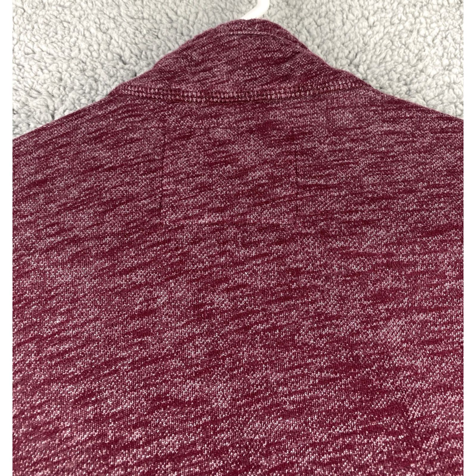 Abercrombie & Fitch Abercrombie & Fitch Sweater Mens L Light Maroon Mock Neck Wool Acrylic Pullover Size US L / EU 52-54 / 3 - 7 Thumbnail