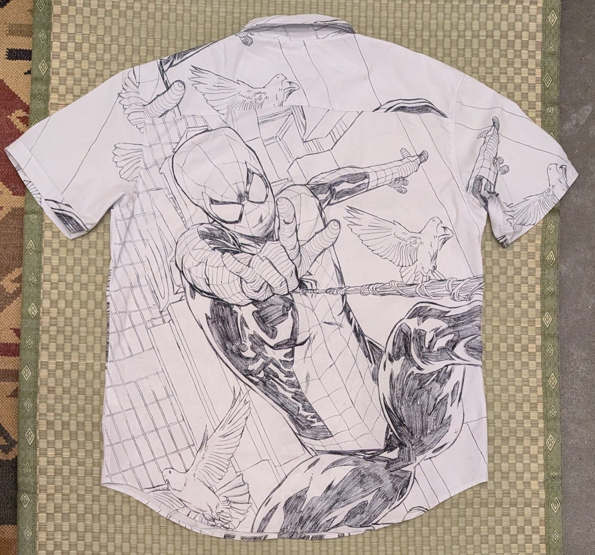 Marvel Comics RSVLTS x Marvel Spider-Man “Web Surfing” Kunuflex Shirt Size US XL / EU 56 / 4 - 2 Thumbnail
