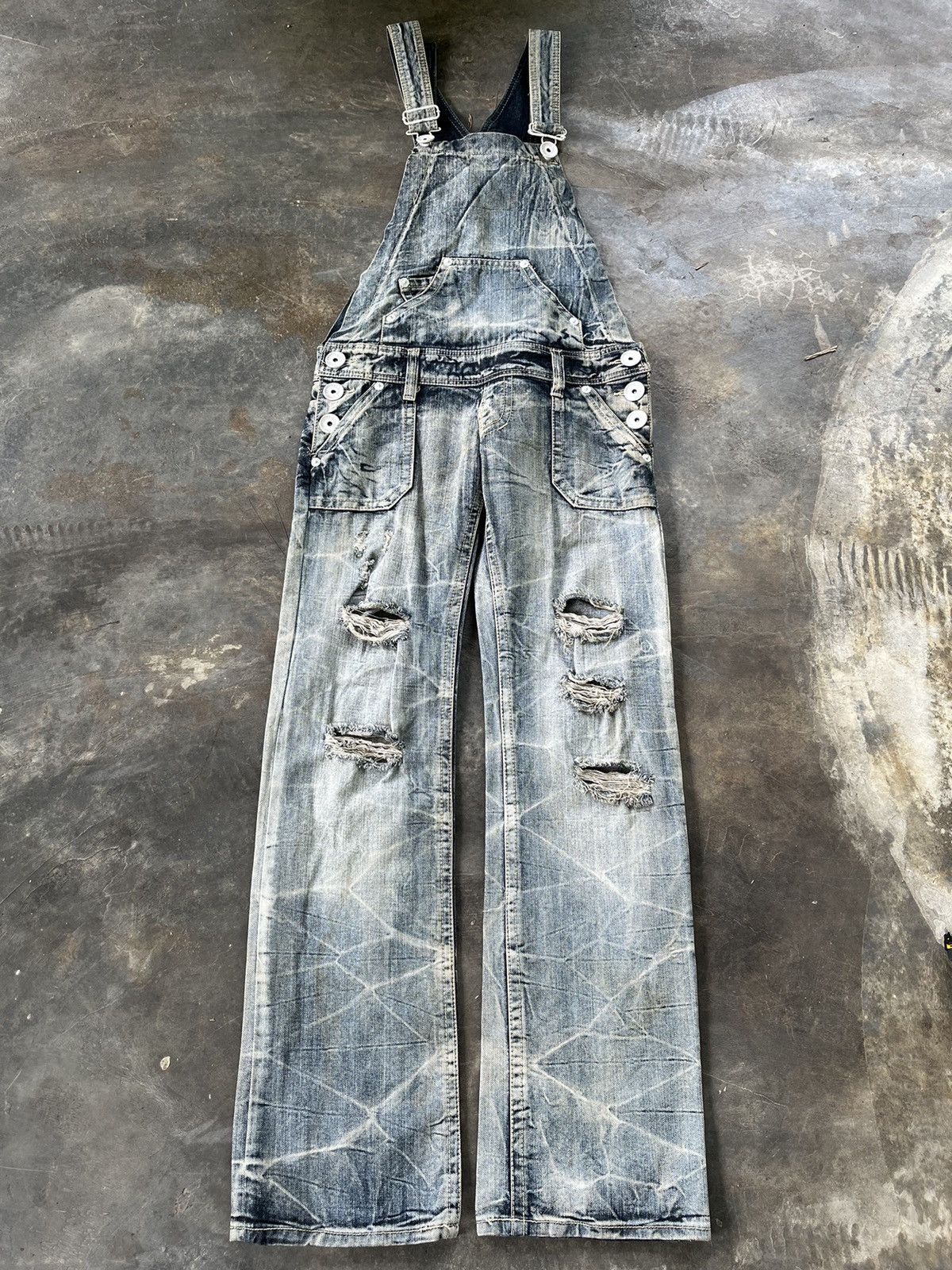Japanese Brand × Tornado Mart × Vintage LGB Inspired Coverall Denim Size US 31 - 3 Thumbnail