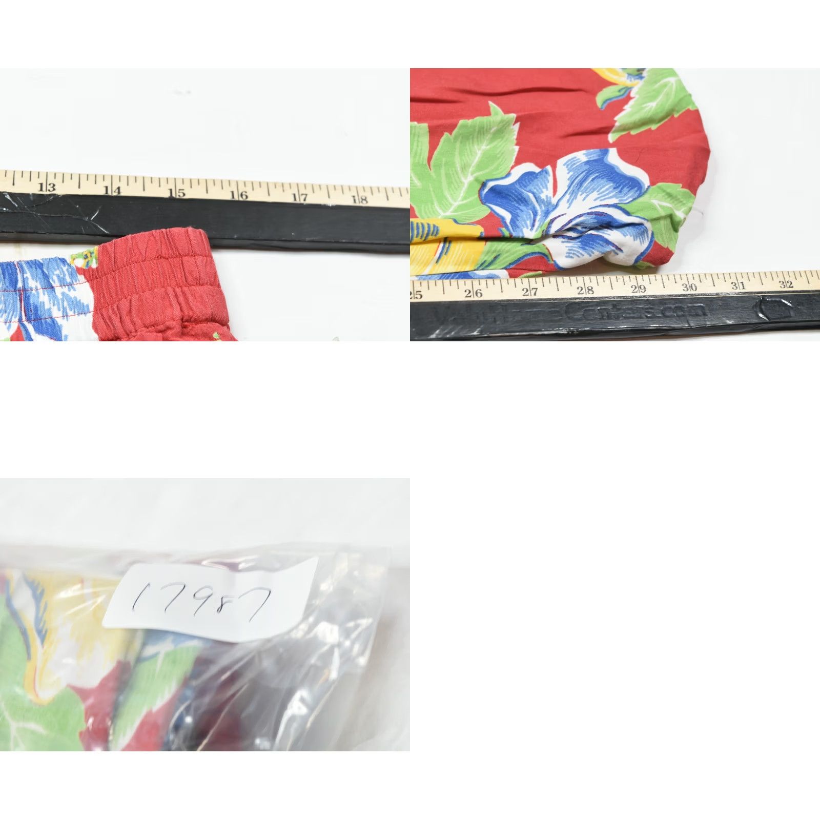 Polo Ralph Lauren Polo Ralph Lauren Tropical Hibiscus Floral Pants Red Pull-On Stretch Womens 12 Regular Straight Ank les Size 34" / US 12 / IT 48 - 8 Thumbnail