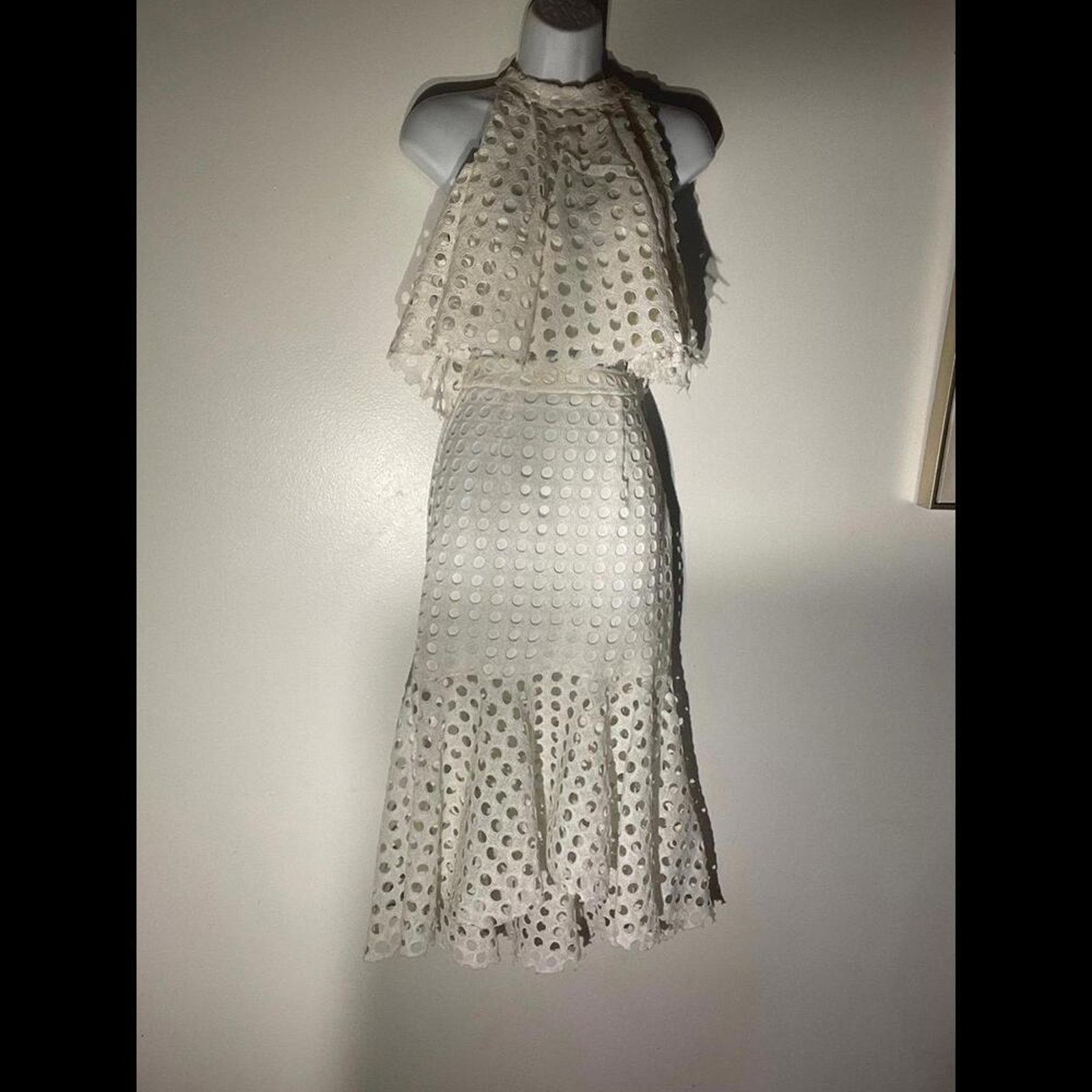 Other Dress Vacation Party Crop Halter 2pcs Polka Dot Size S / US 4 / IT 40 - 6 Thumbnail
