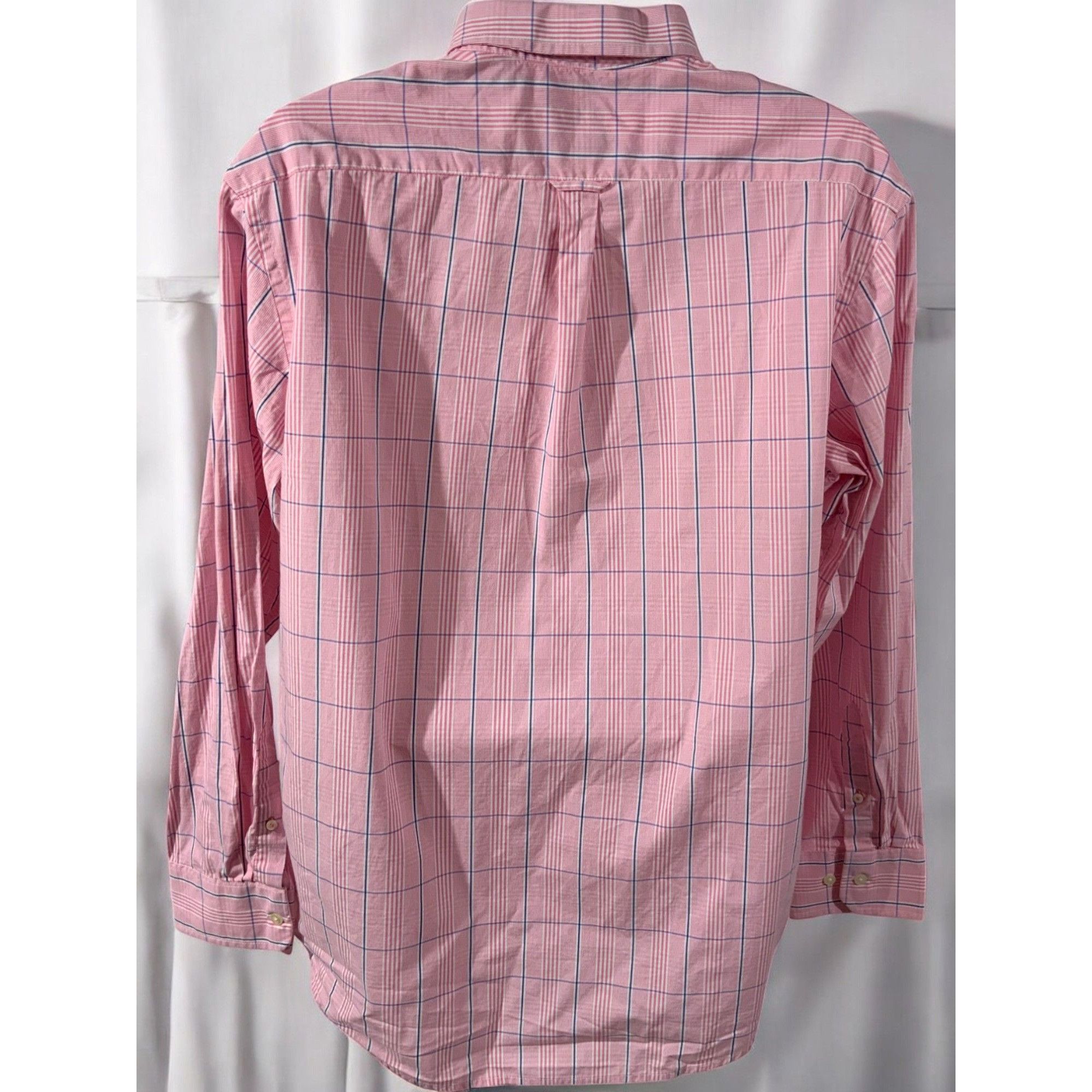 Izod Izod Mens Pink Plaid Button Down Shirt XL Long Sleeve Size US XL / EU 56 / 4 - 3 Thumbnail