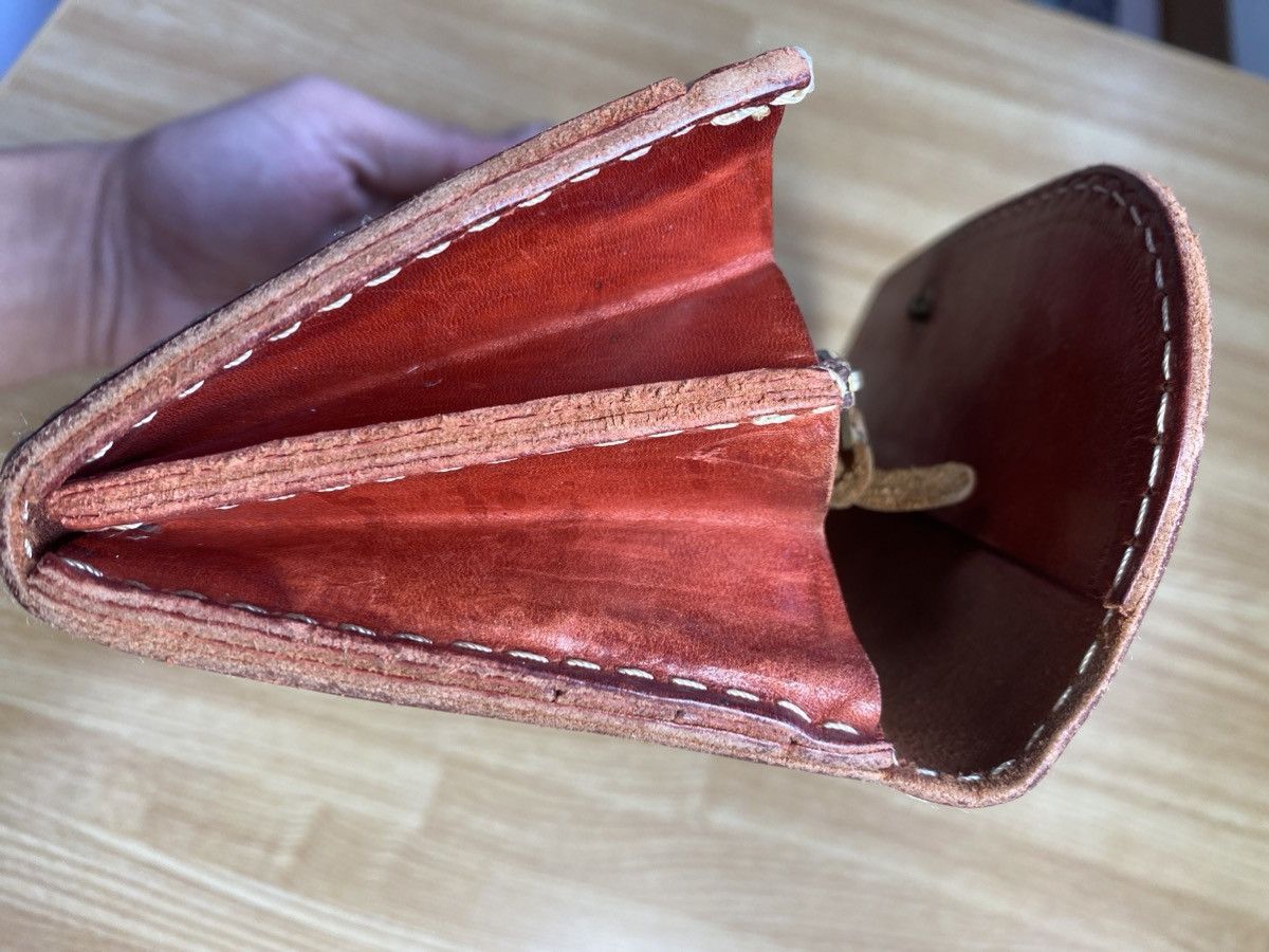 Genuine Leather × Japanese Brand Red Full Leather Long Wallet Size ONE SIZE - 10 Thumbnail