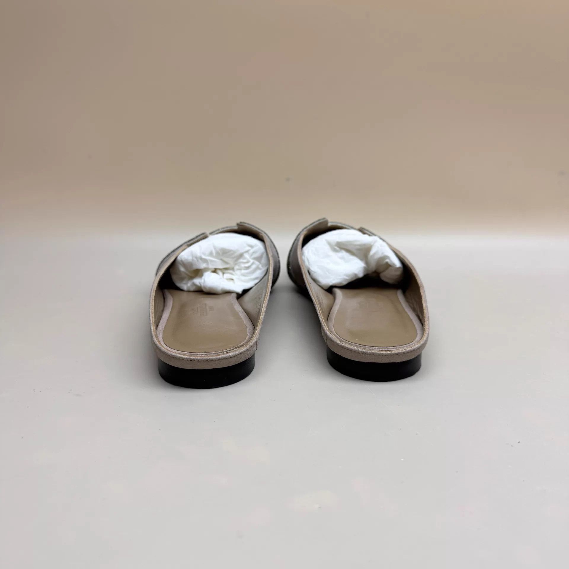 Hermes Hermes Women's Silver Pink H Mule 38 99 New Size US 7.5 / IT 37.5 - 3 Thumbnail