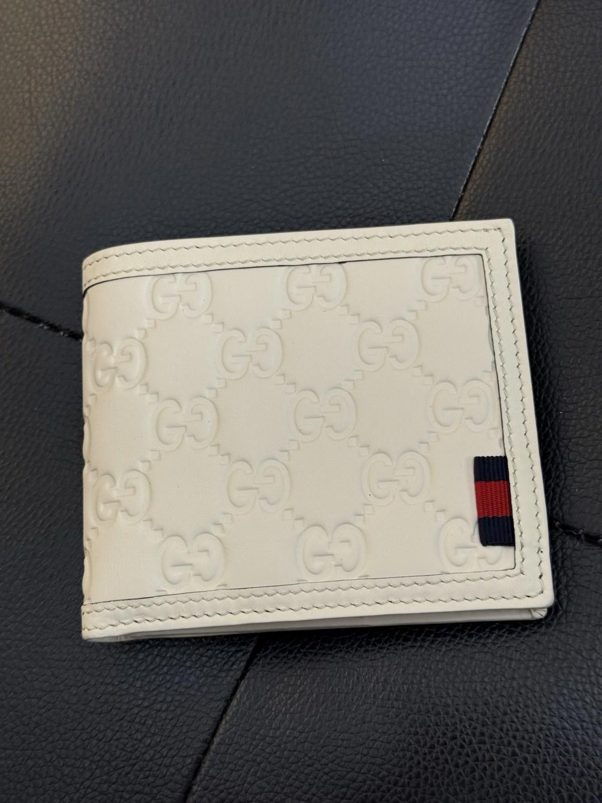 Gucci GUCCI Bifold Wallet Leather Authentic $595 Embroidered Size ONE SIZE - 5 Thumbnail