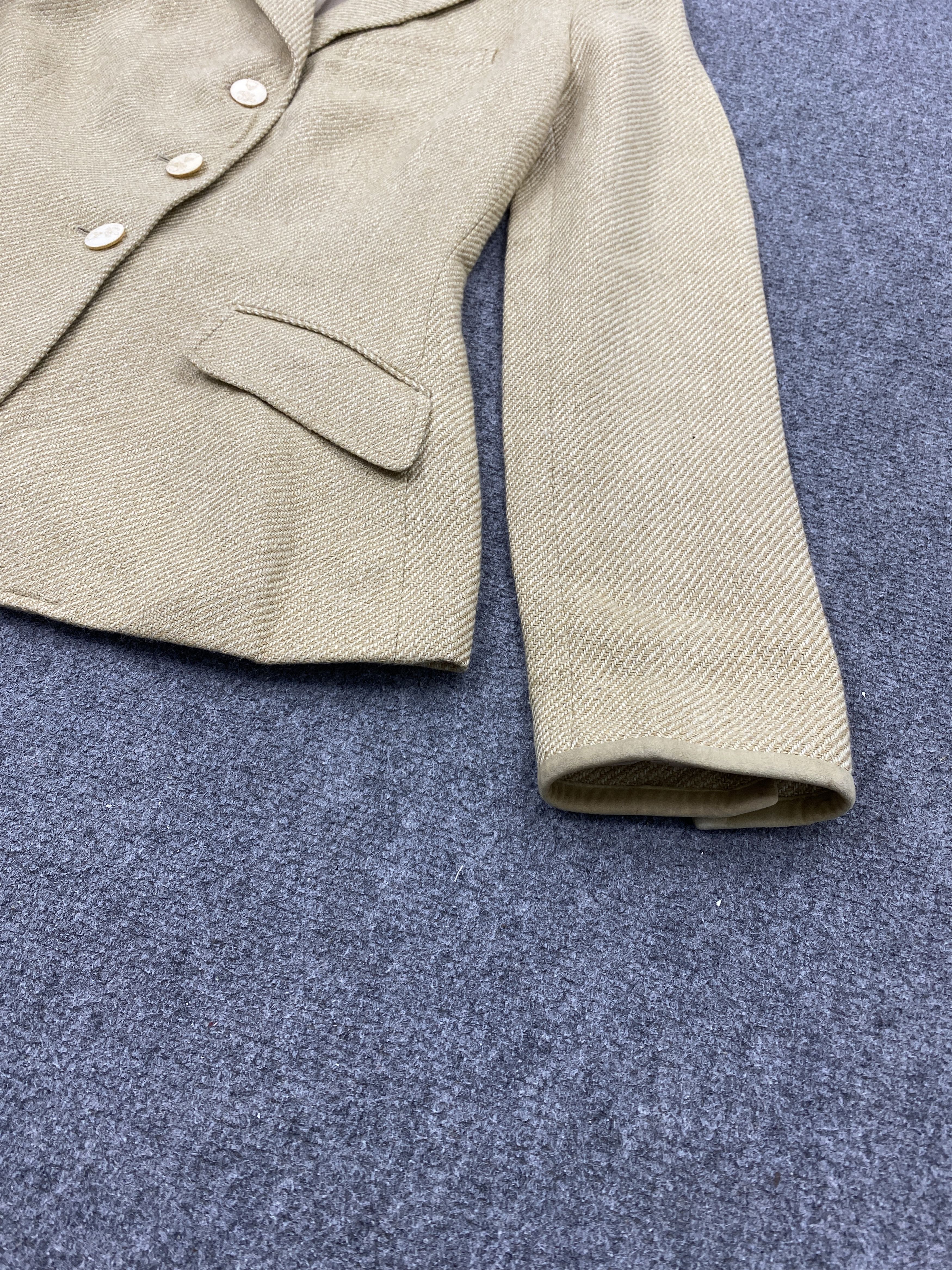 Designer Vintage Ralph Lauren Single Breasted Peacoat Jacket MJ0085Z Size US XS / EU 42 / 0 - 6 Thumbnail