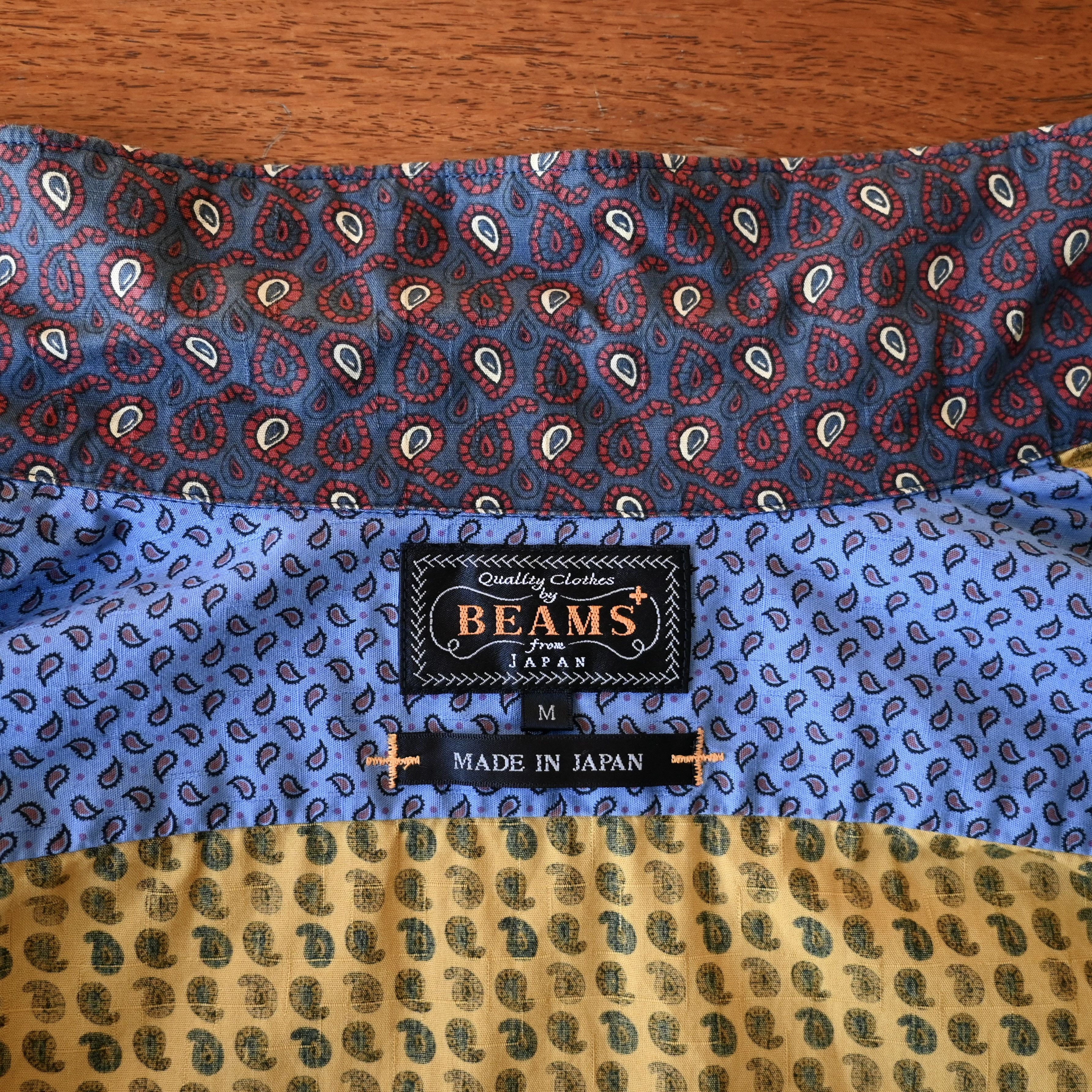 Beams Plus BEAMS Plus multicolor paisley panel open color shirt Size US M / EU 48-50 / 2 - 13 Thumbnail