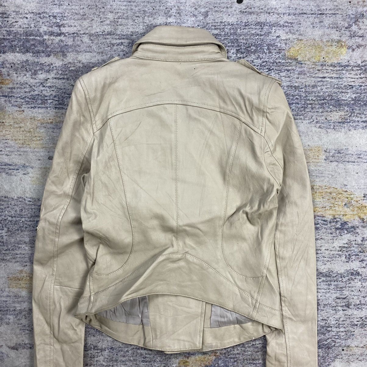 Le Grande Bleu (L.G.B.) Lgb le grande bleu bikers leather jacket Size US XS / EU 42 / 0 - 8 Thumbnail