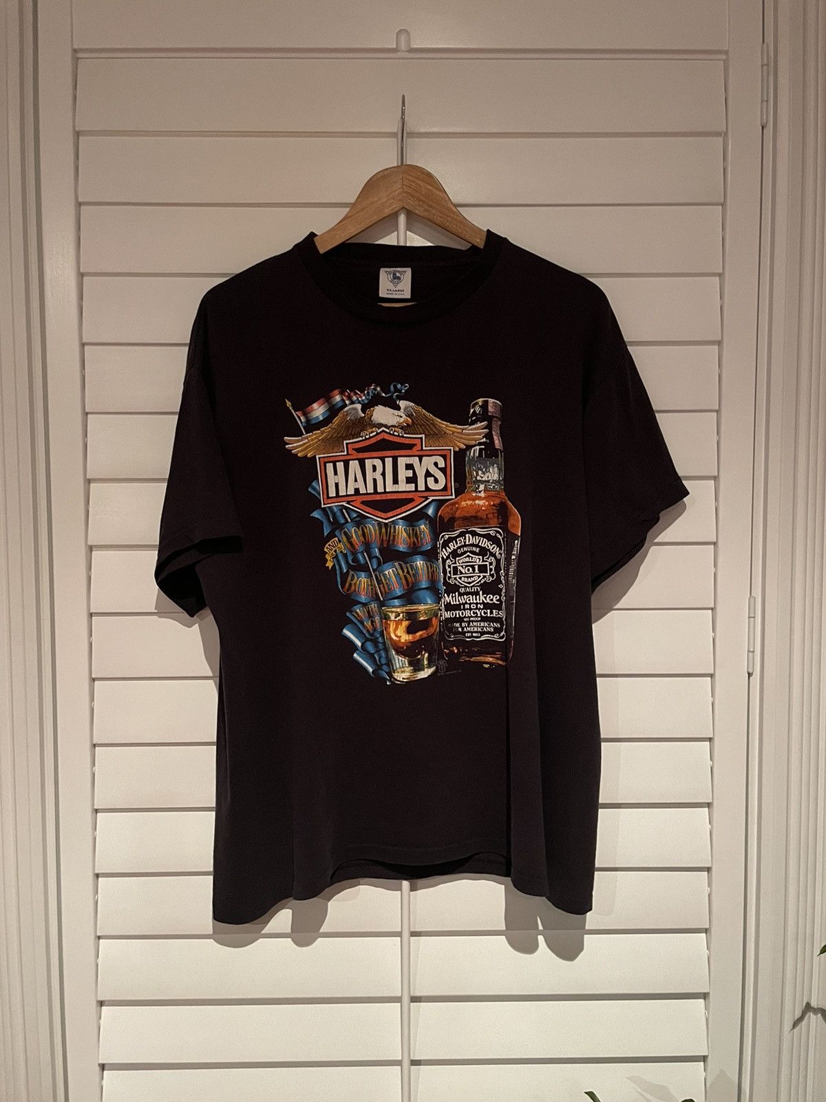 Vintage 1987 Harley Davidson Jack Daniels tee | Grailed