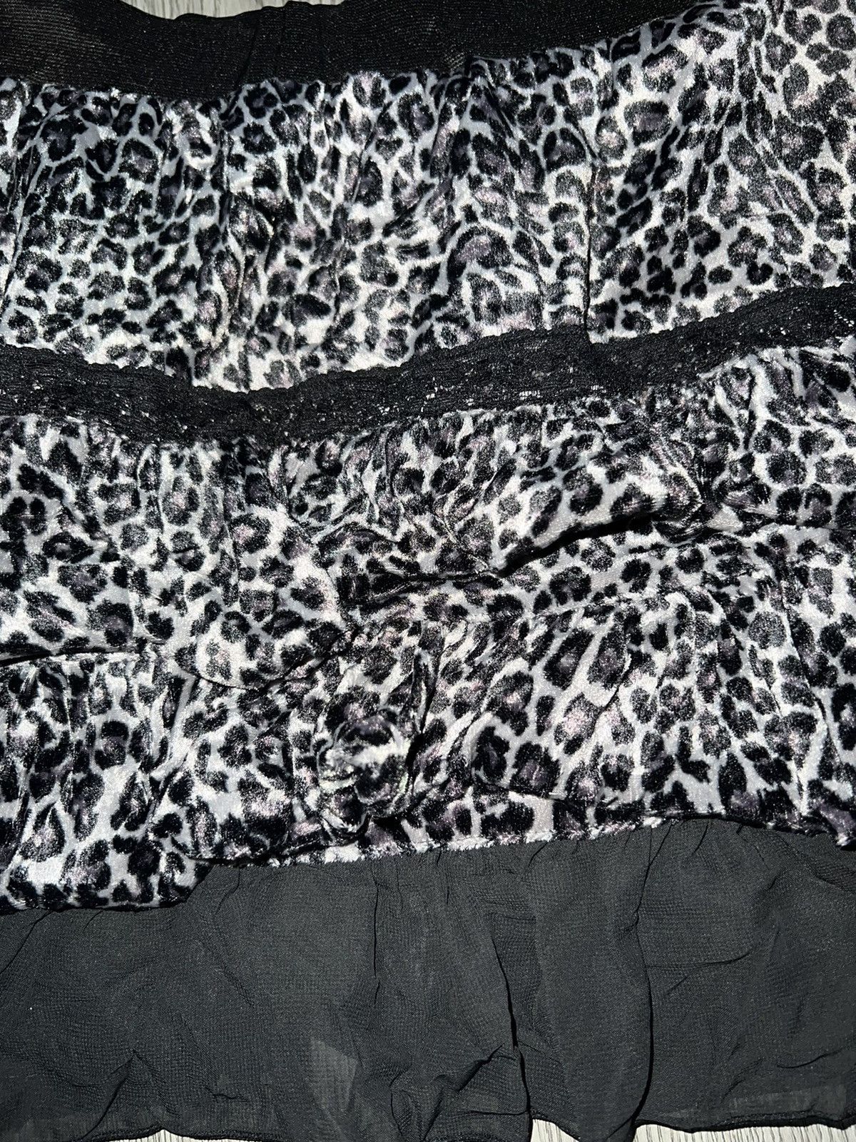Japanese Brand Leopard lace mini skirt 🐆➕ Size 27" / US 4 / IT 40 - 5 Thumbnail