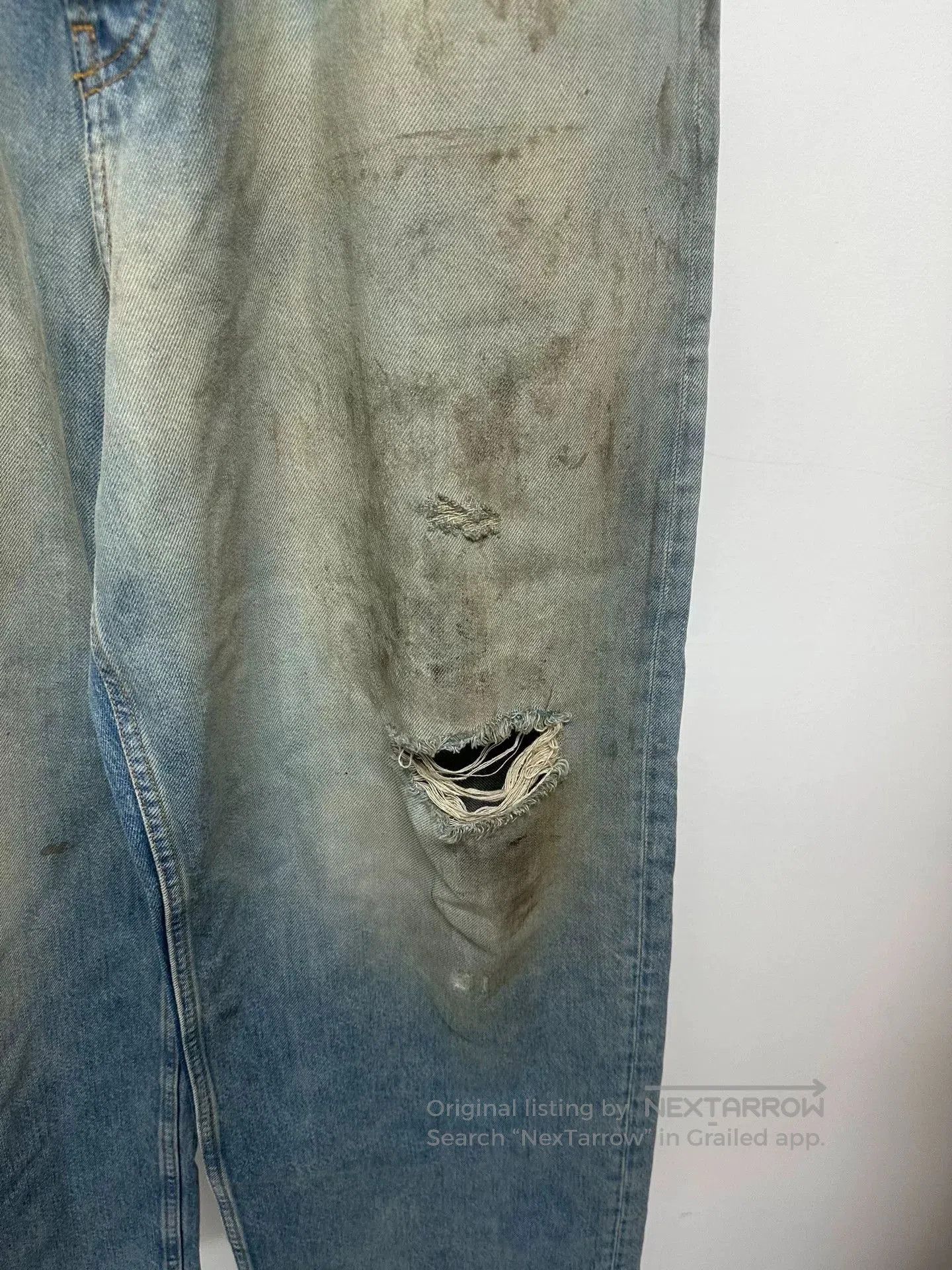 Acne Studios acne studios blue straight leg denim pants. Size US 32 / EU 48 - 3 Thumbnail