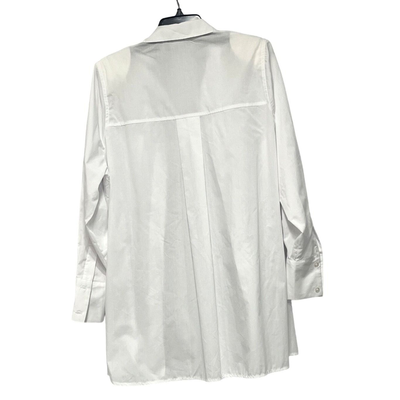 Topshop Topshop Oversized Poplin Button-up Shirt In White, Sz. 0 Size XS / US 0-2 / IT 36-38 - 4 Thumbnail