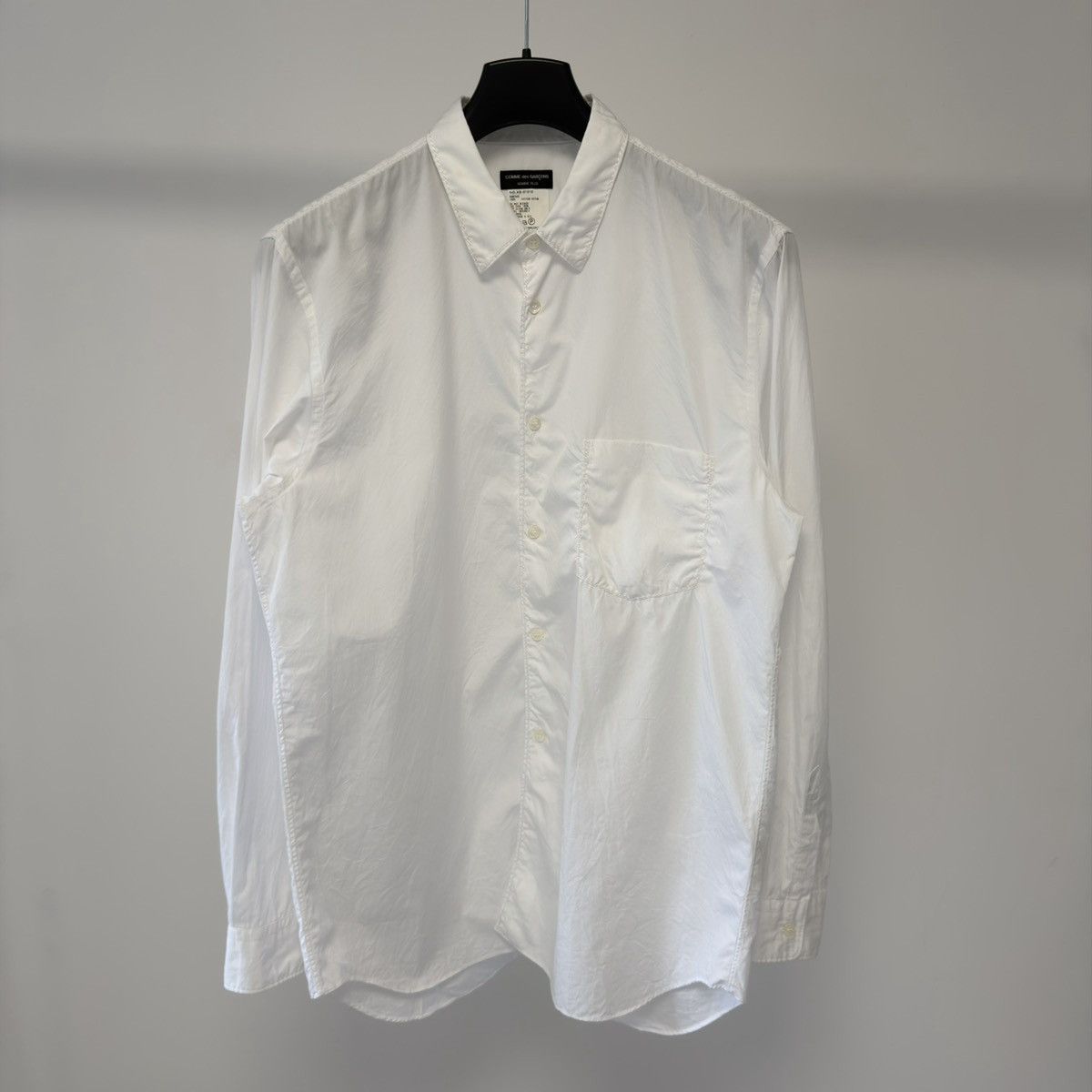 Comme des Garcons S/S 2000 White Crinkle Cotton Shirt Size US M / EU 48-50 / 2 - 2 Thumbnail