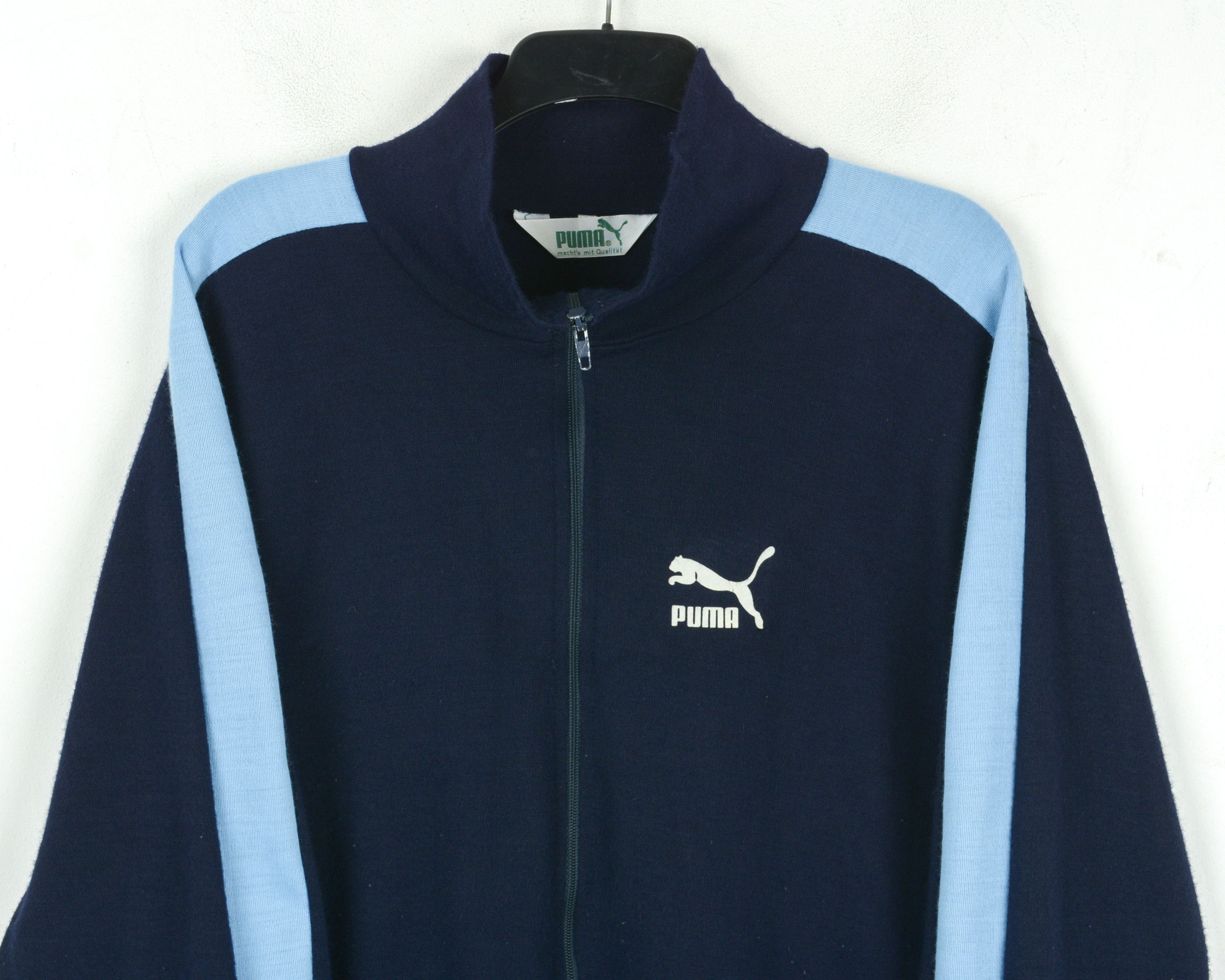 Puma × Vintage Tracksuit Jacket EU 52 Jumper Retro Sweatshirt Sport Top Size US L / EU 52-54 / 3 - 2 Thumbnail