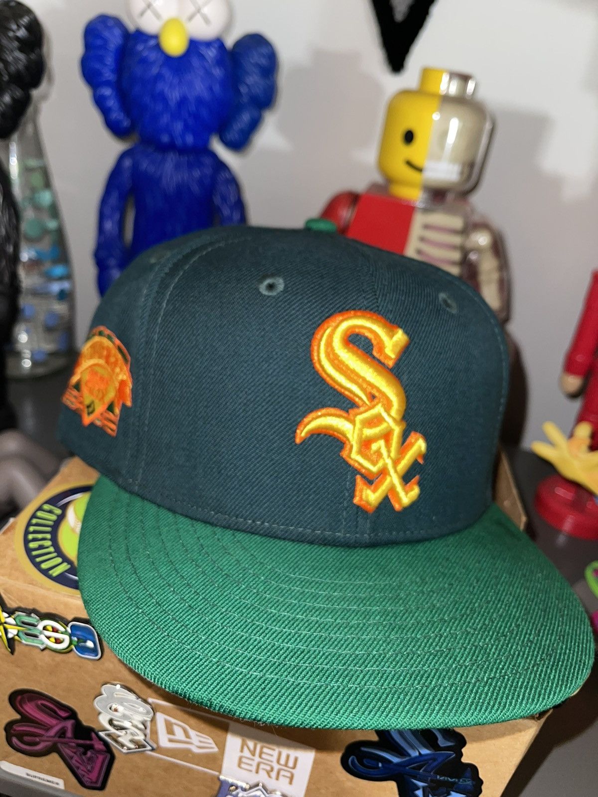 Hat Club × MyFitteds × New Era 7 3/8 MyFitteds Tops Upper Deck Chicago White Sox Grey UV Size 38 - 3 Thumbnail