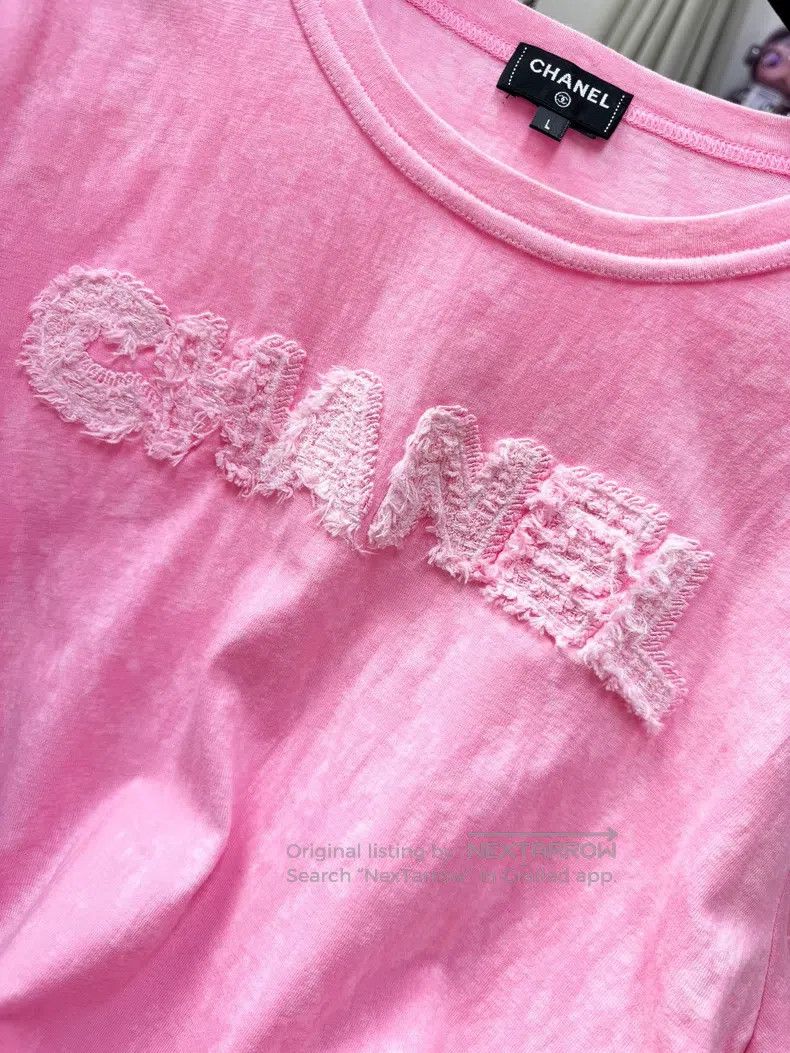 Chanel Chanel 23P Spring and Summer Preview Series Pink Letter Lo Size M / US 6-8 / IT 42-44 - 5 Thumbnail