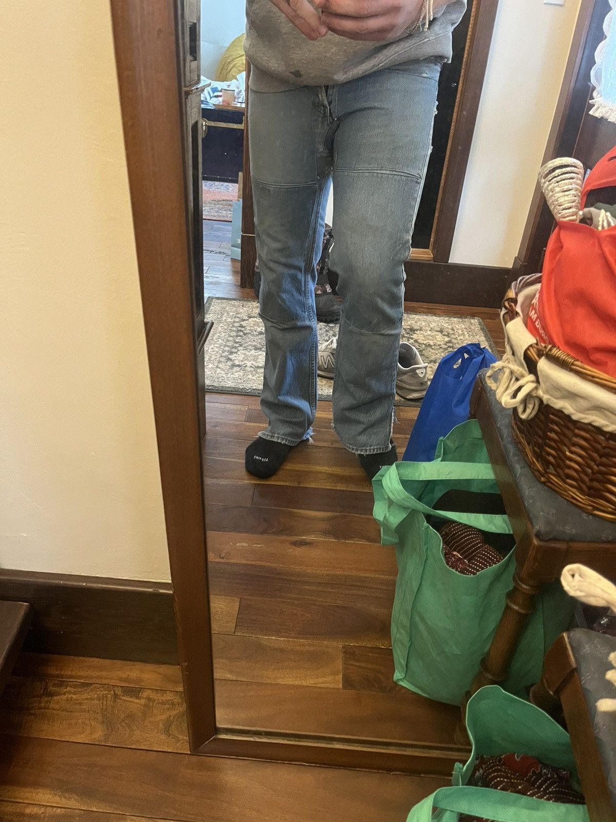 Levi's vintage distressed repaired levi’s Size US 30 / EU 46 - 9 Thumbnail