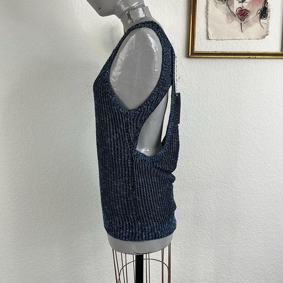 Handmade SI-IAE Knit Marled Racerback Cut Out Tank Size S / US 4 / IT 40 - 4 Thumbnail