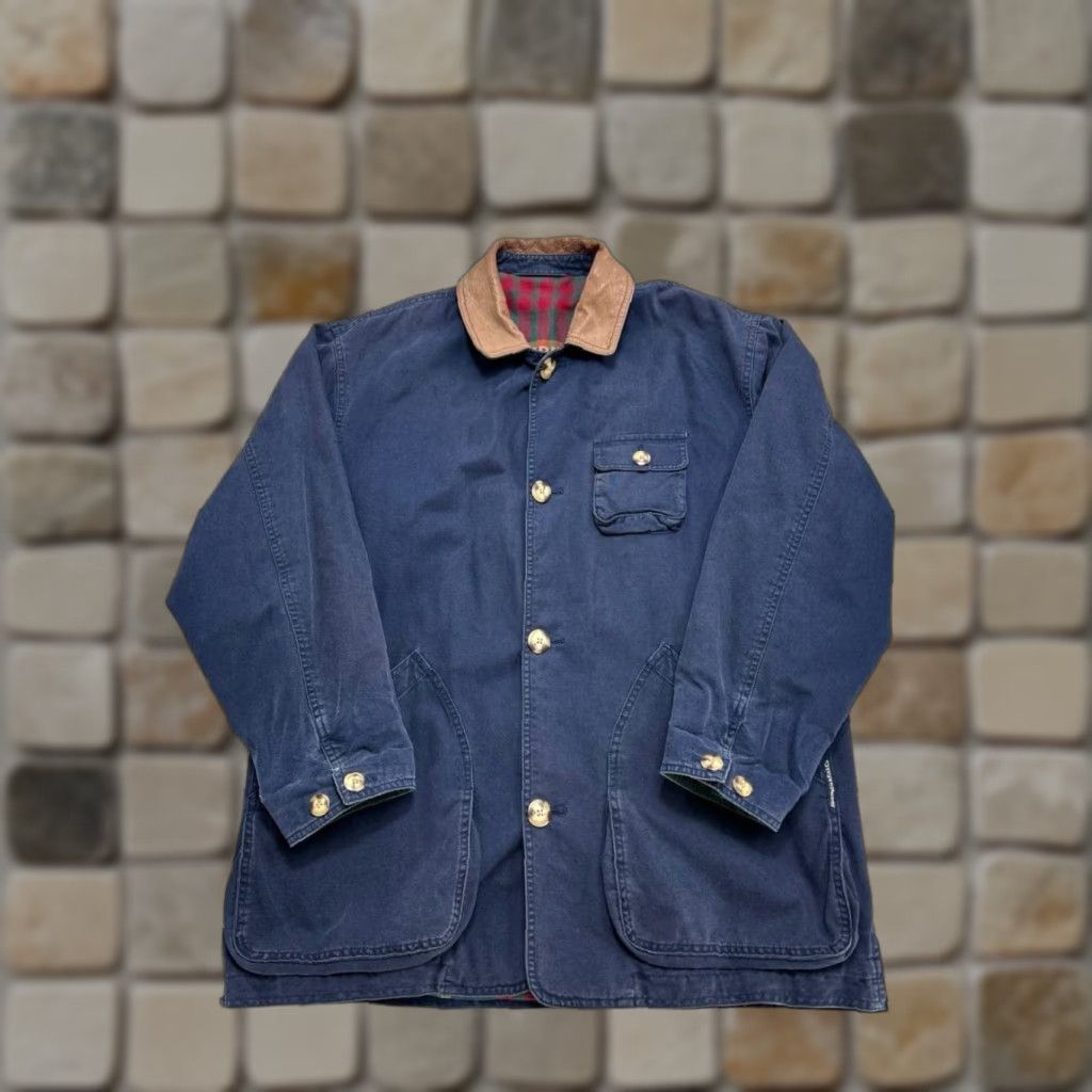 Abercrombie & Fitch VINTAGE Abercrombie & Fitch Chore Coat Mens M Blue Cotton Canvas Jacket Size US M / EU 48-50 / 2 - 1 Thumbnail