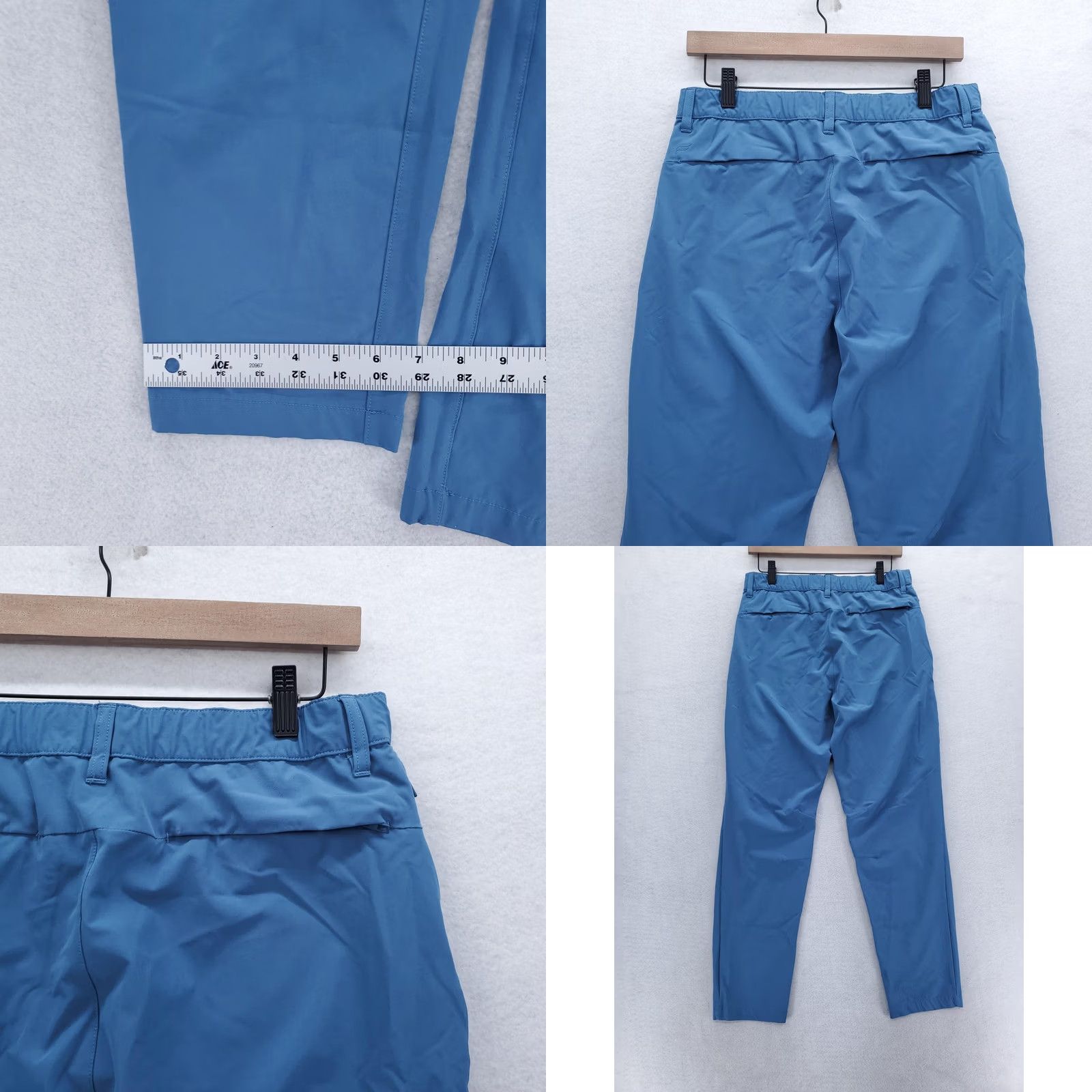 Fabletics Fabletics The Only Pant Mens Small Blue Slim Chino Golf Performance Stretch Preppy Shirt? Size US 29 - 8 Thumbnail