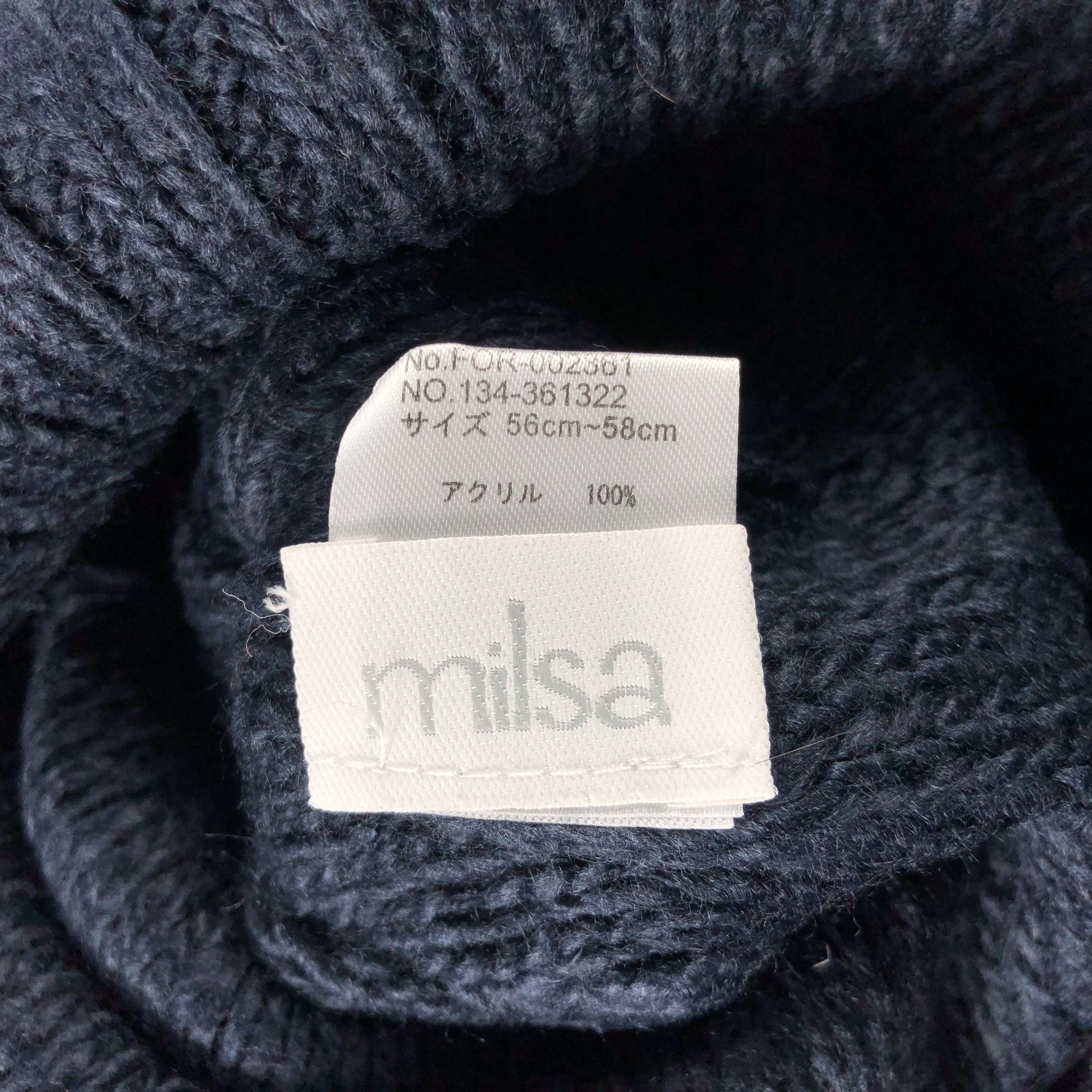 Japanese Brand × Vintage Milsa Fair Isle Beanie Snow Hat Snow Cap -D1065 Size ONE SIZE - 5 Thumbnail