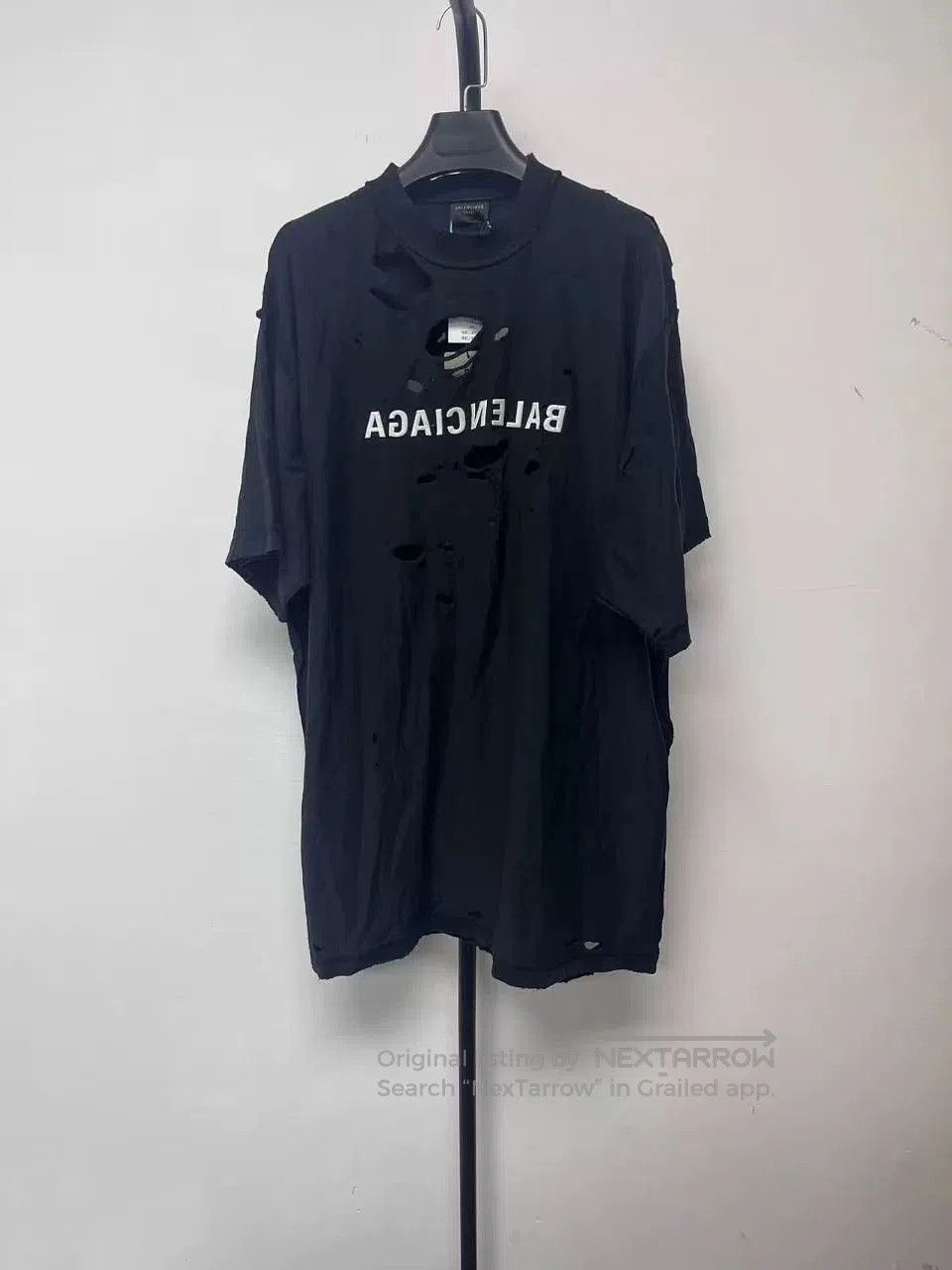 Balenciaga Balenciaga Logo Print Crewneck Short Sleeve T-Shirt. Size US M / EU 48-50 / 2 - 1 Thumbnail