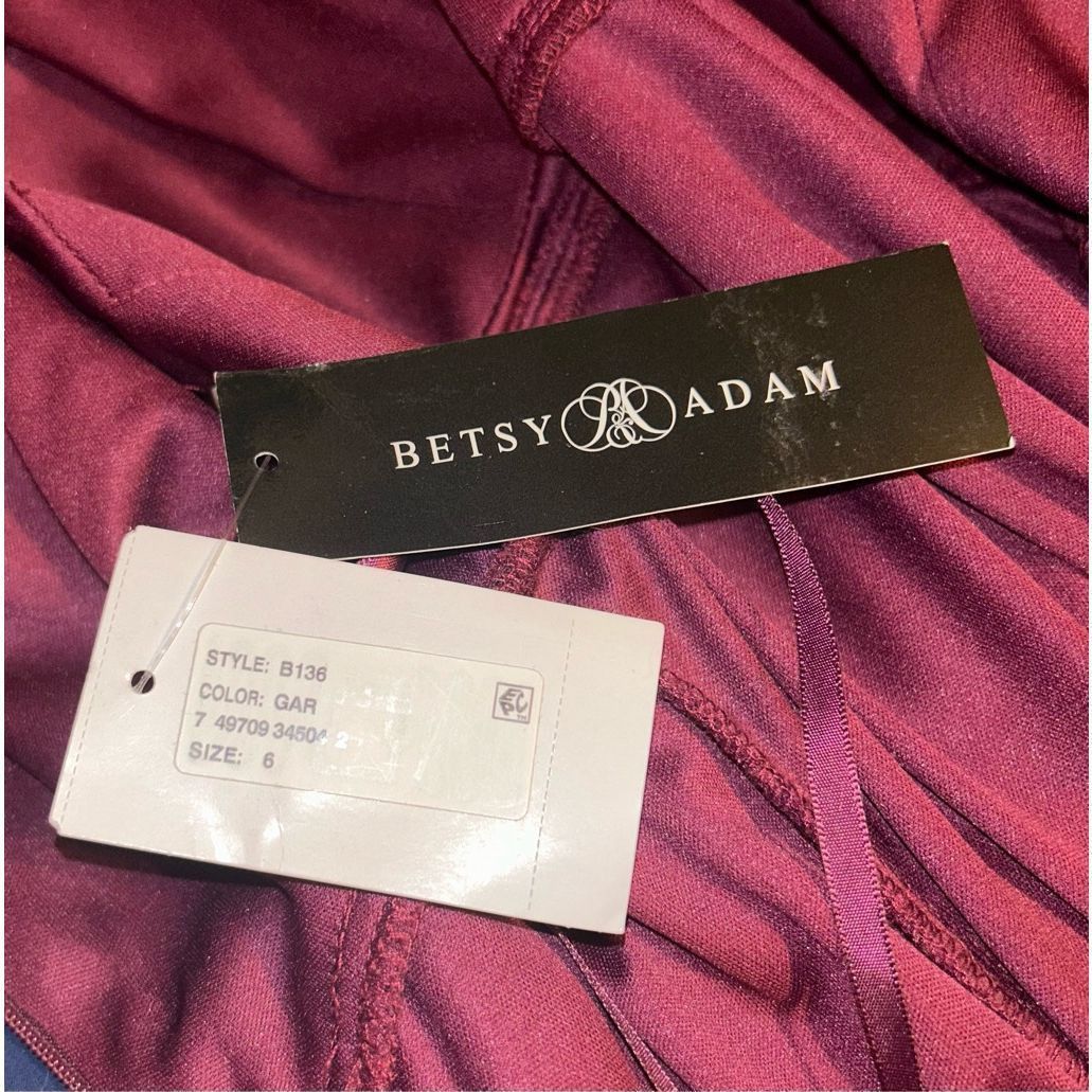Other NWT Betsy & Adam purple formal dress size 6 Size M / US 6-8 / IT 42-44 - 7 Thumbnail