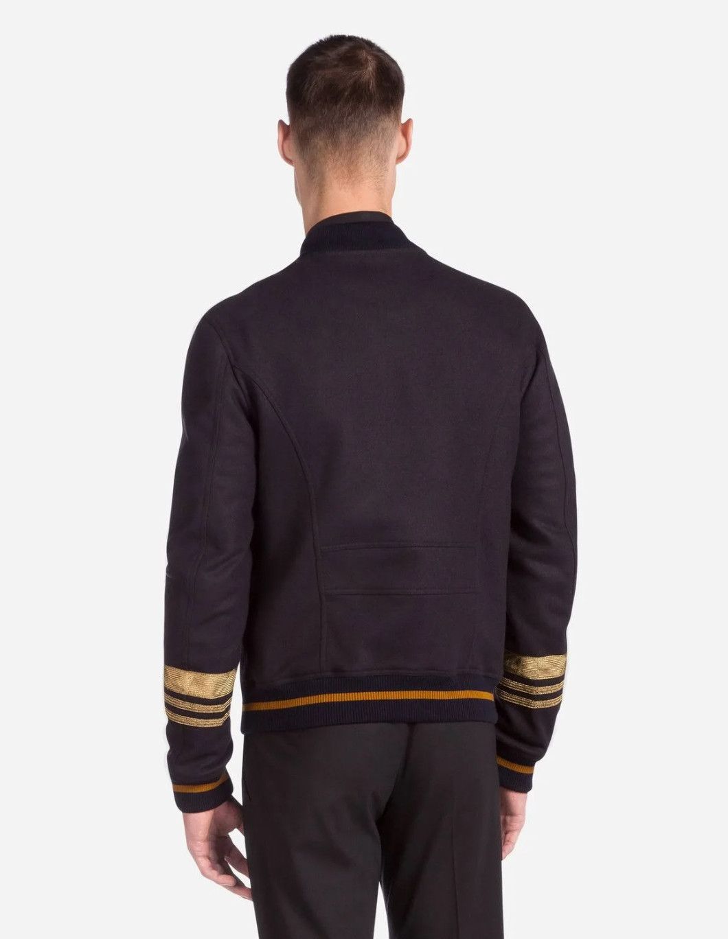 Dolce & Gabbana Men's Dolce & Gabbana Virgin Wool Blend Navy Jacket IT50 Size US M / EU 48-50 / 2 - 14 Thumbnail