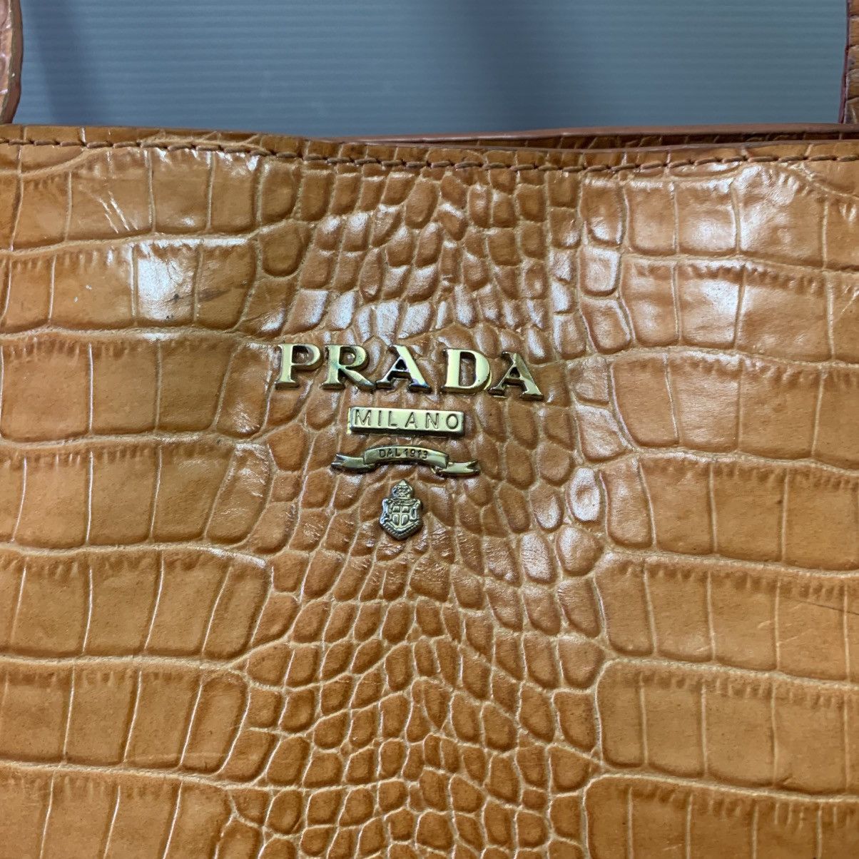 Prada Prada Leather Tote Bag Size ONE SIZE - 5 Thumbnail