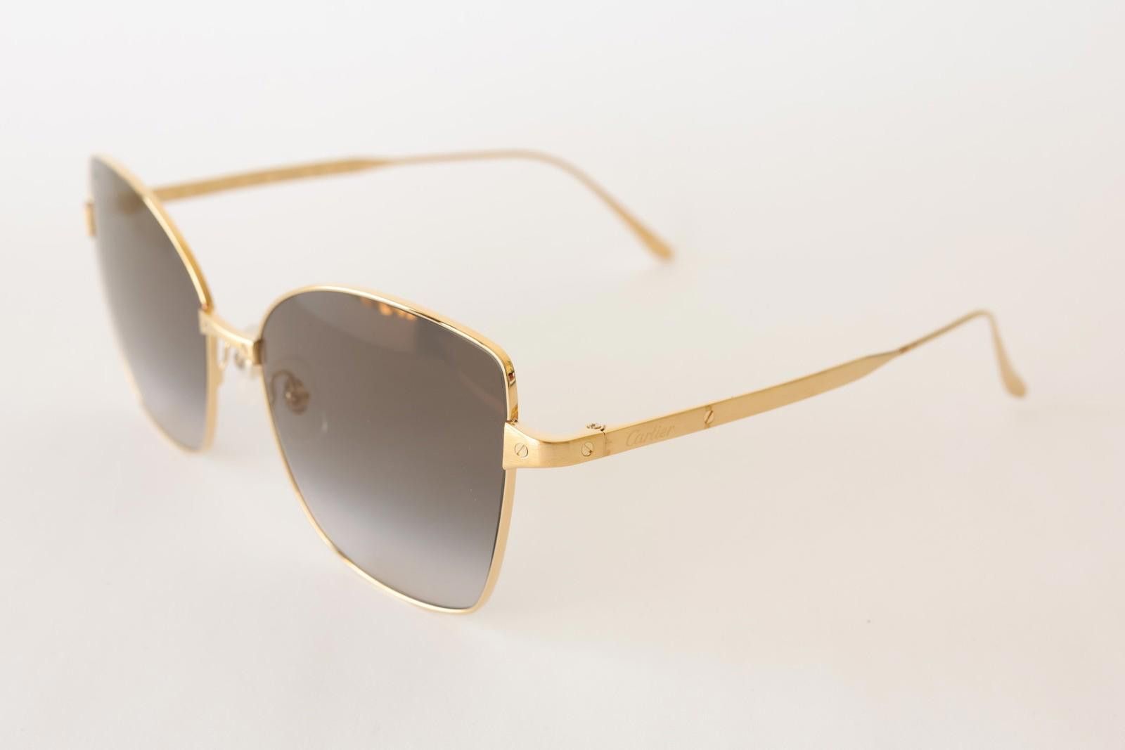 Cartier New Cartier eyewear sunglasses eyeglasses CT0328S 001 gold Size ONE SIZE - 3 Thumbnail