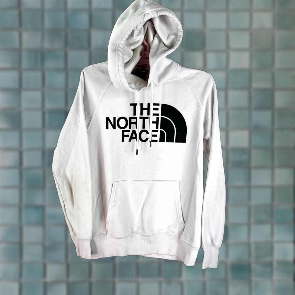 The North Face North Face Hoodie Womens Size S White Graphic Print Hooded Pockets Size S / US 4 / IT 40 - 1 Thumbnail