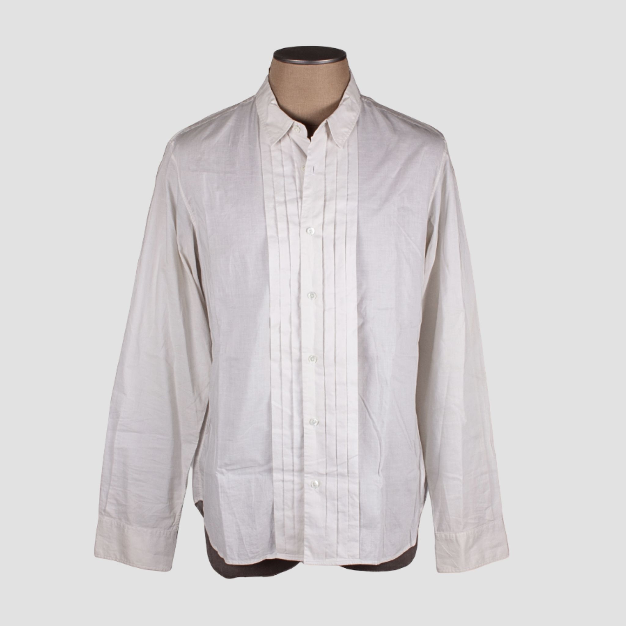 Ann Demeulemeester AW18 Harlot velvet striped shirt | Grailed