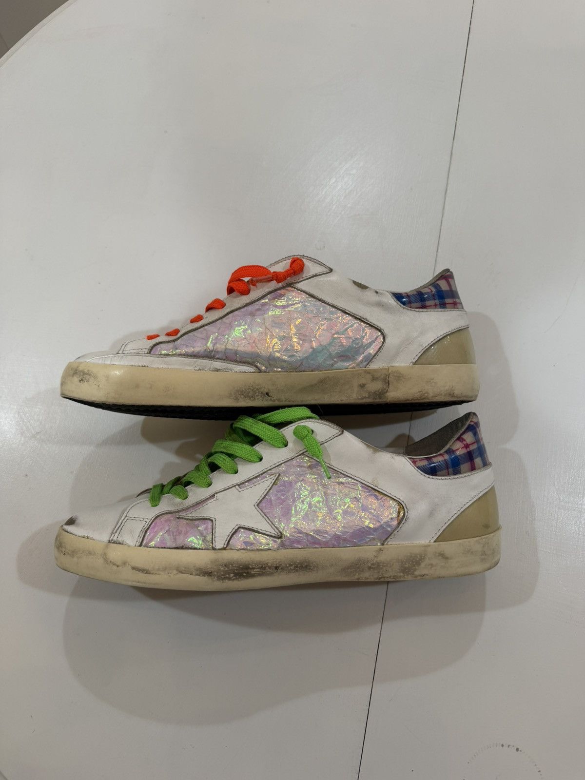 Golden Goose Golden Goose Superstar leather low trainers Size US 11 / EU 44 - 2 Thumbnail
