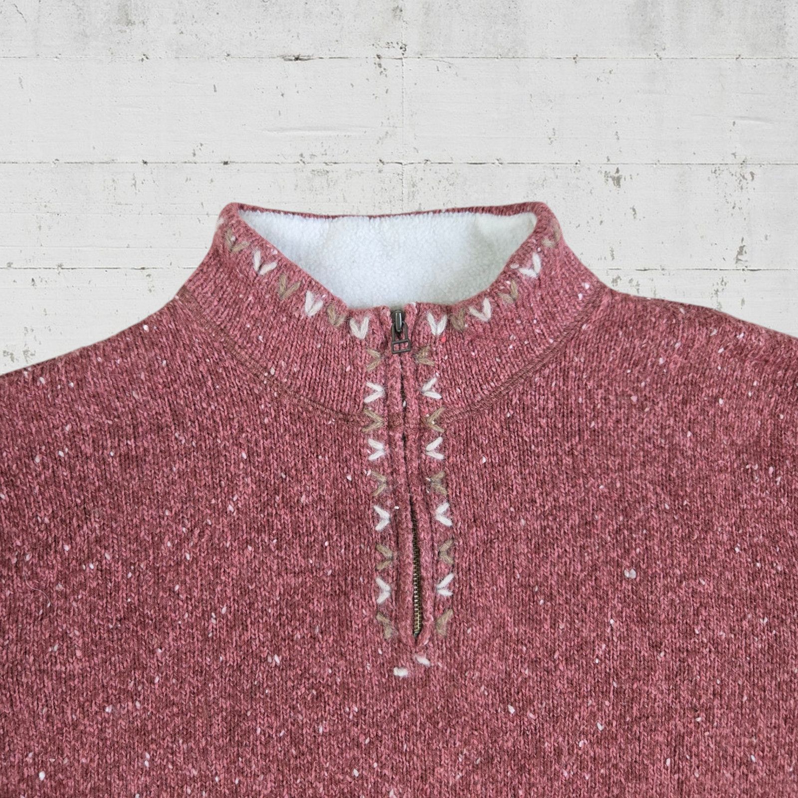 Other Woolrich Grenadine Quarter Zip Lodge Sweater Size Large Size L / US 10 / IT 46 - 3 Thumbnail