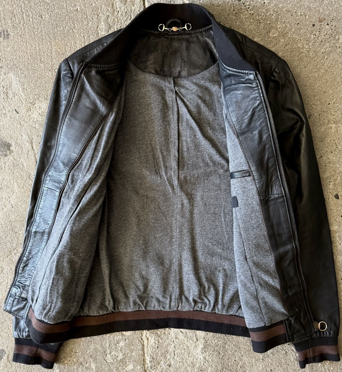 Gucci × Tom Ford Gucci - Tom Ford - Cherry Line - Leather Jacket Size US S / EU 44-46 / 1 - 9 Thumbnail