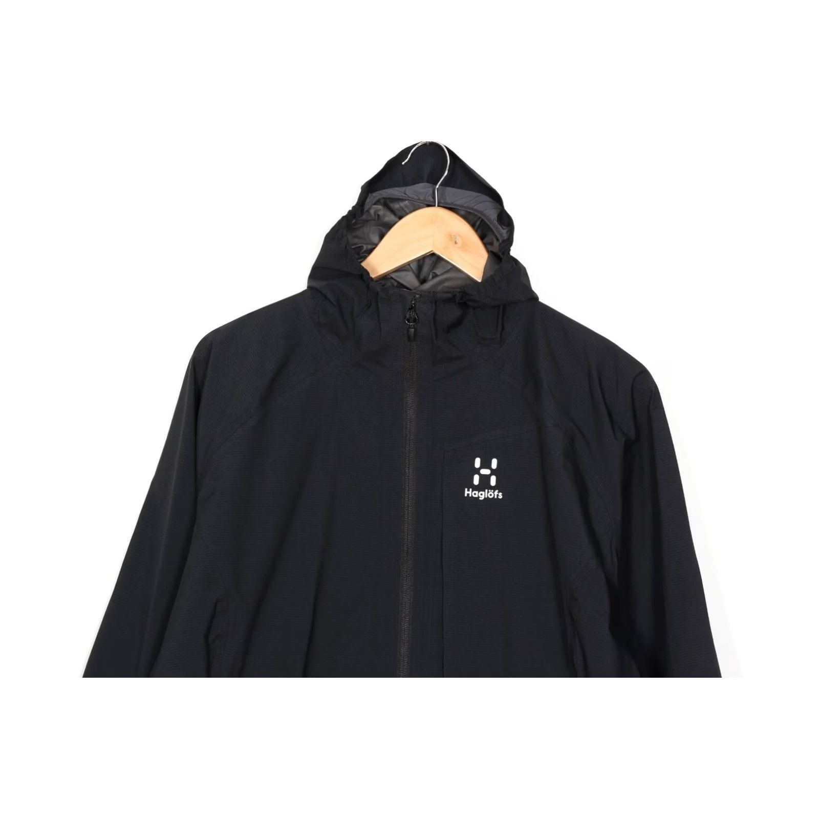 Vintage Haglöfs GORE-TEX LIM Critus Jacket Women XXL Hooded Waterproof Black M L 2010s Designer Modern Jacket Womens Size XXL / US 16-18 / IT 52-54 - 2 Thumbnail
