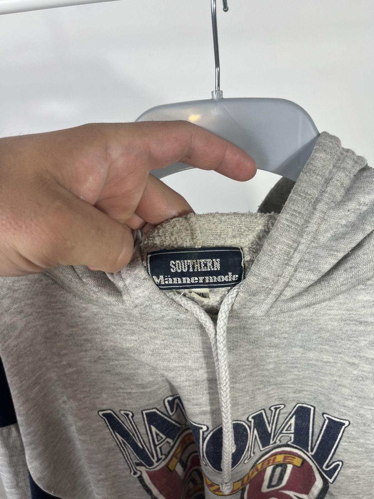 Vintage Vintage 90s Southern Mannermode Champion 58 Hoodie XXL Size US XXL / EU 58 / 5 - 5 Thumbnail