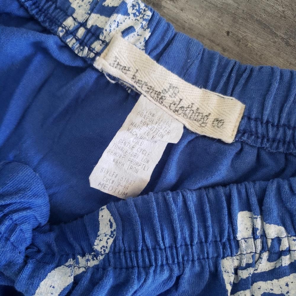 Designer Blue White JB Beach Vacation Dad Short Size US 32 / EU 48 - 4 Thumbnail
