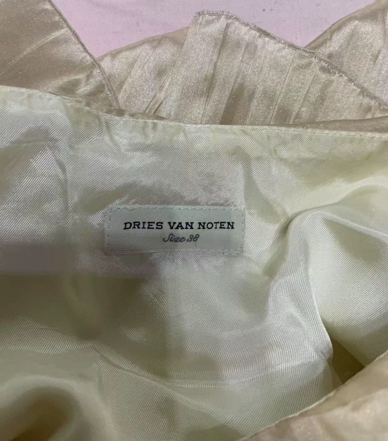 Dries Van Noten dries van noten size:38 Pleated floral top vest 2505-Nexta Size XS / US 0-2 / IT 36-38 - 7 Thumbnail
