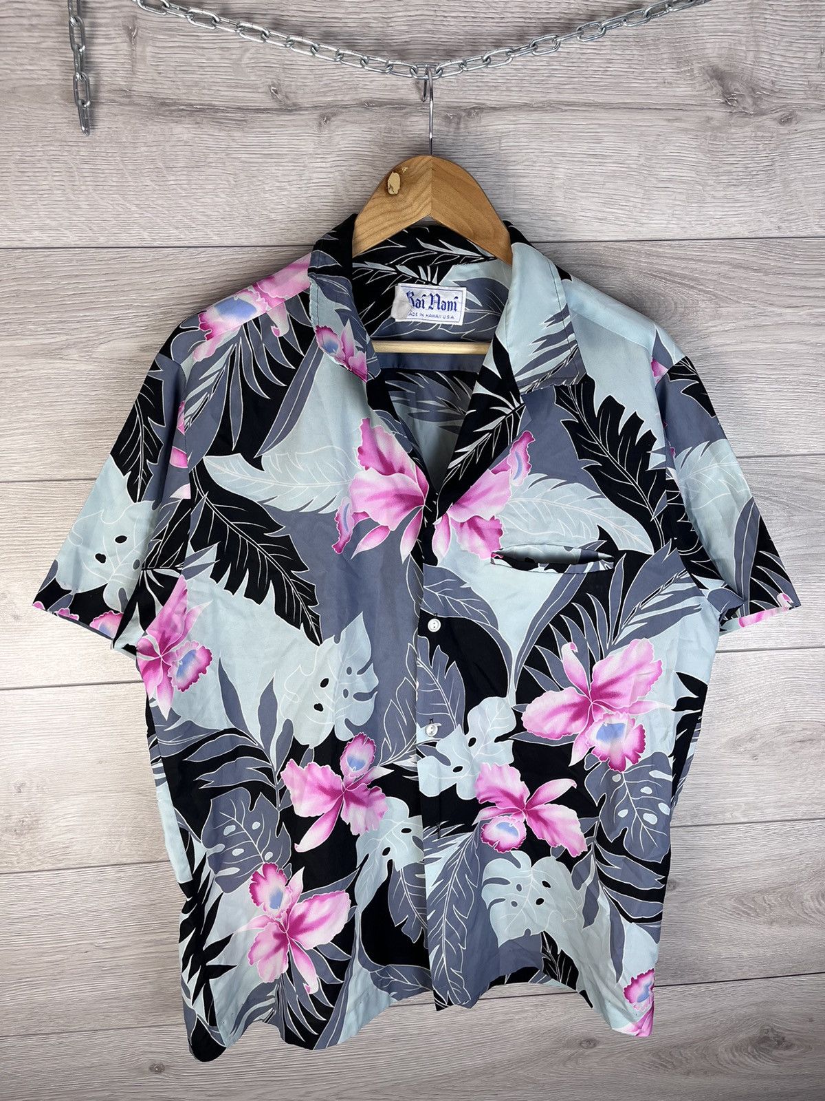 Vintage Vintage men’s Button-down shirt crazy shirt Hawaii made USA Size US L / EU 52-54 / 3 - 5 Thumbnail